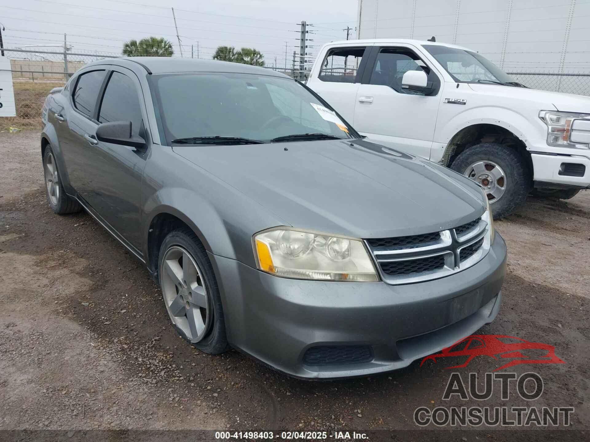 DODGE AVENGER 2013 - 1C3CDZAB8DN650584