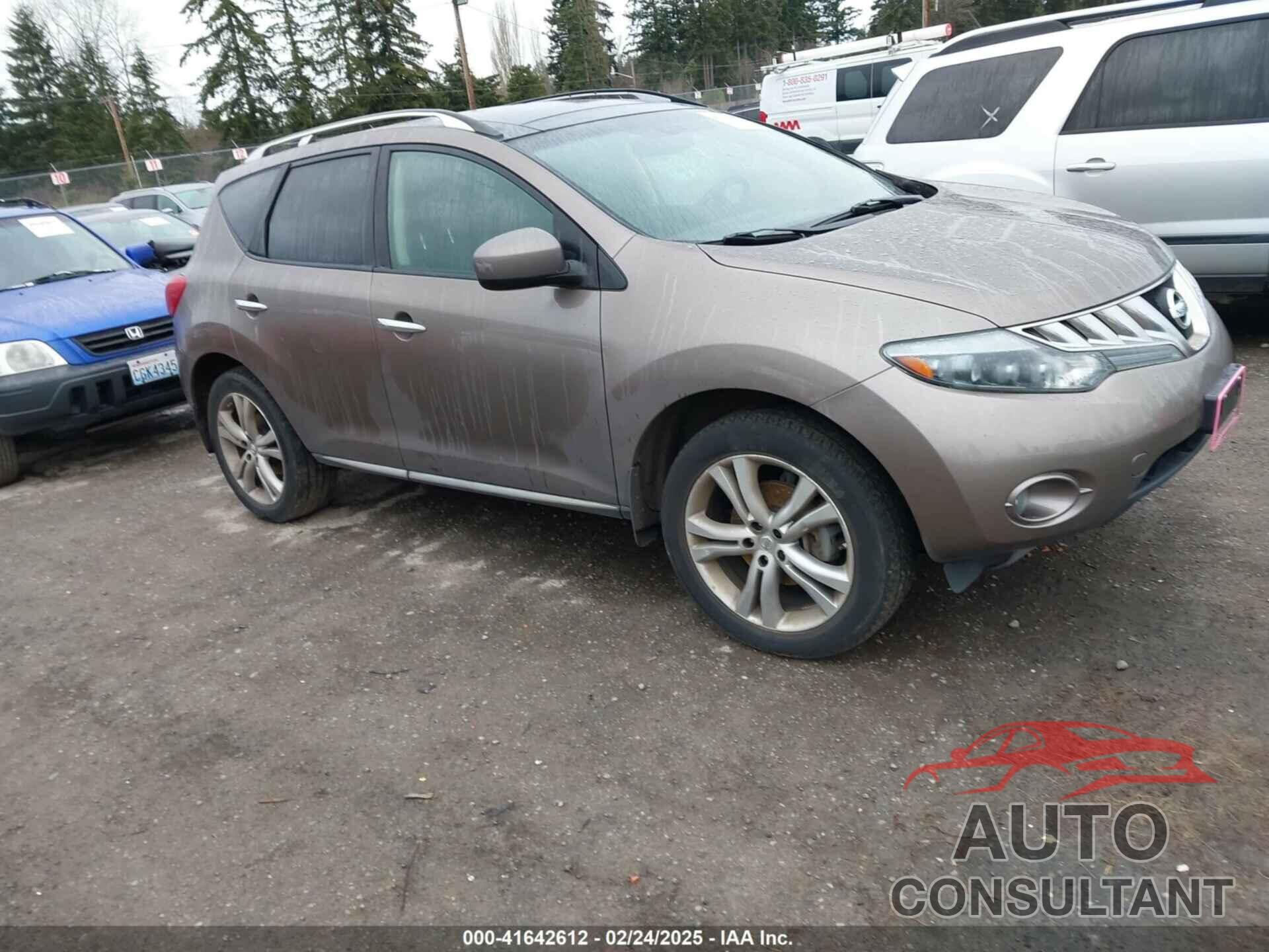 NISSAN MURANO 2009 - JN8AZ18W09W154215