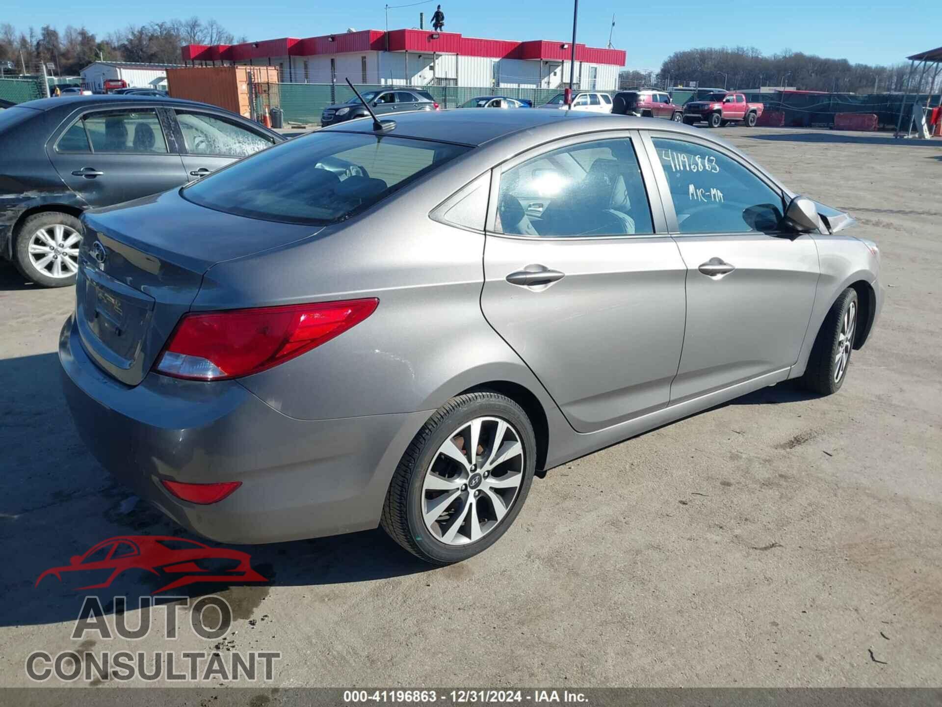 HYUNDAI ACCENT 2017 - KMHCT4AE3HU364984