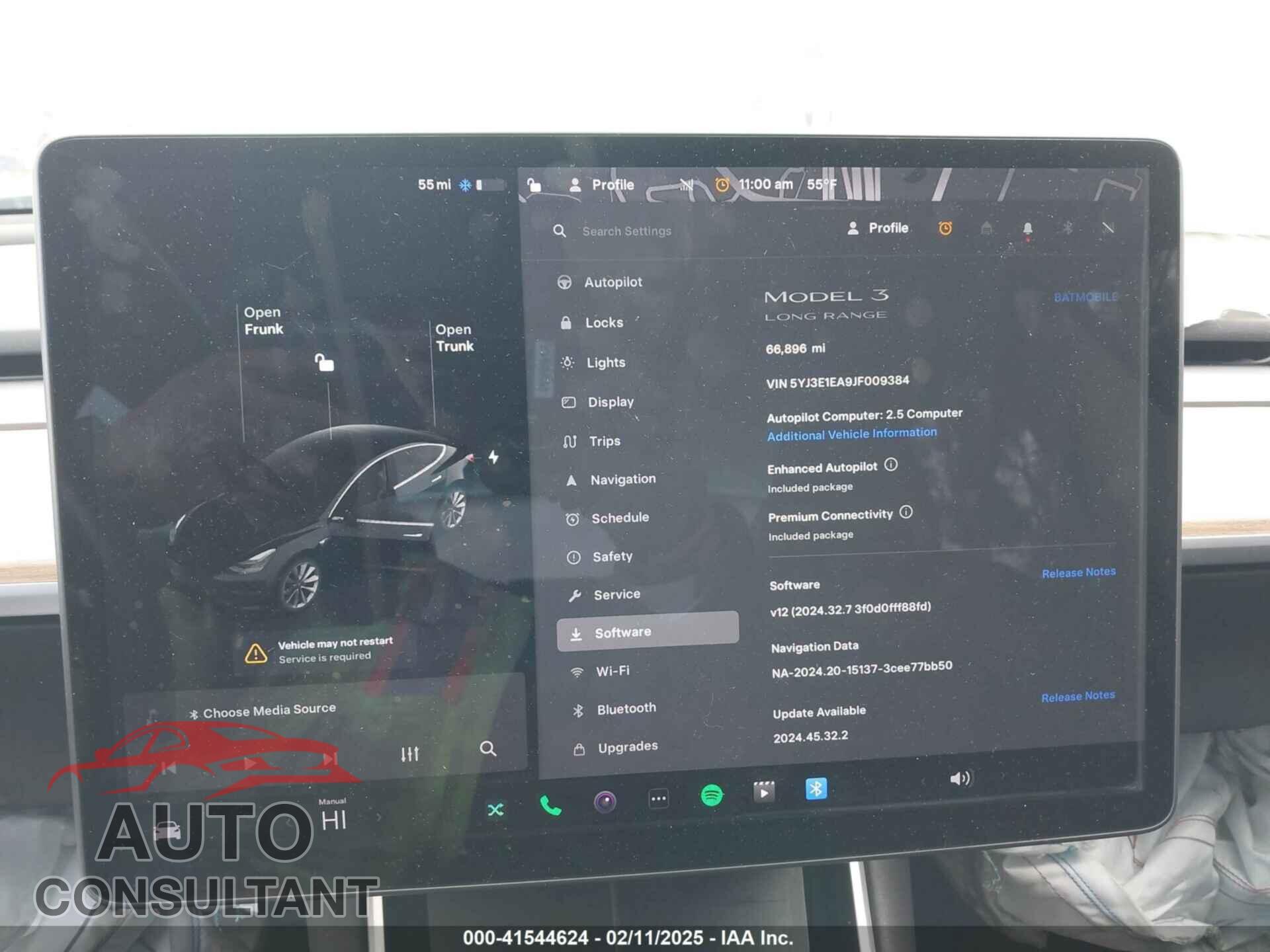 TESLA MODEL 3 2018 - 5YJ3E1EA9JF009384