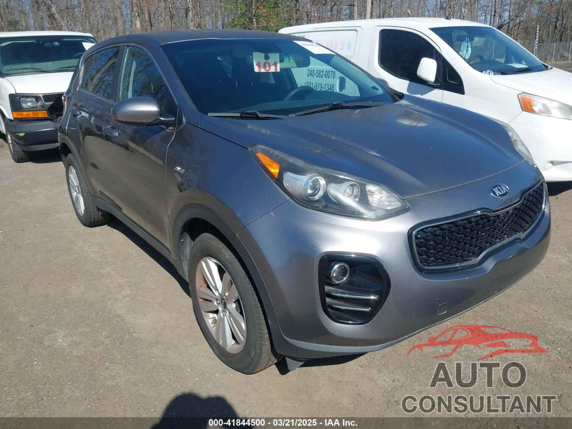 KIA SPORTAGE 2017 - KNDPMCAC0H7118565