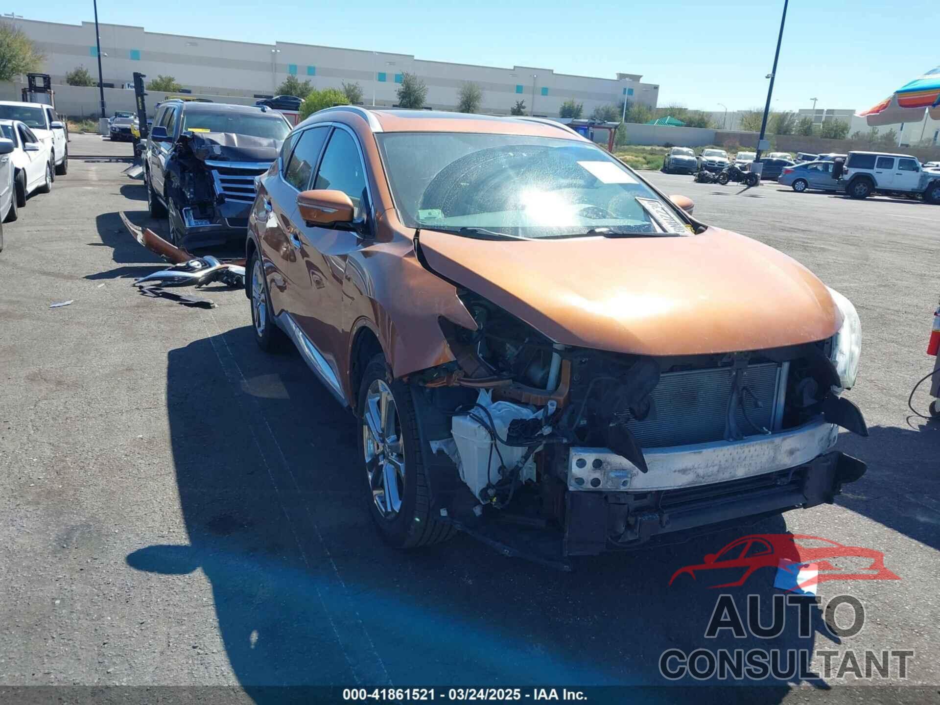 NISSAN MURANO 2015 - 5N1AZ2MH5FN251173
