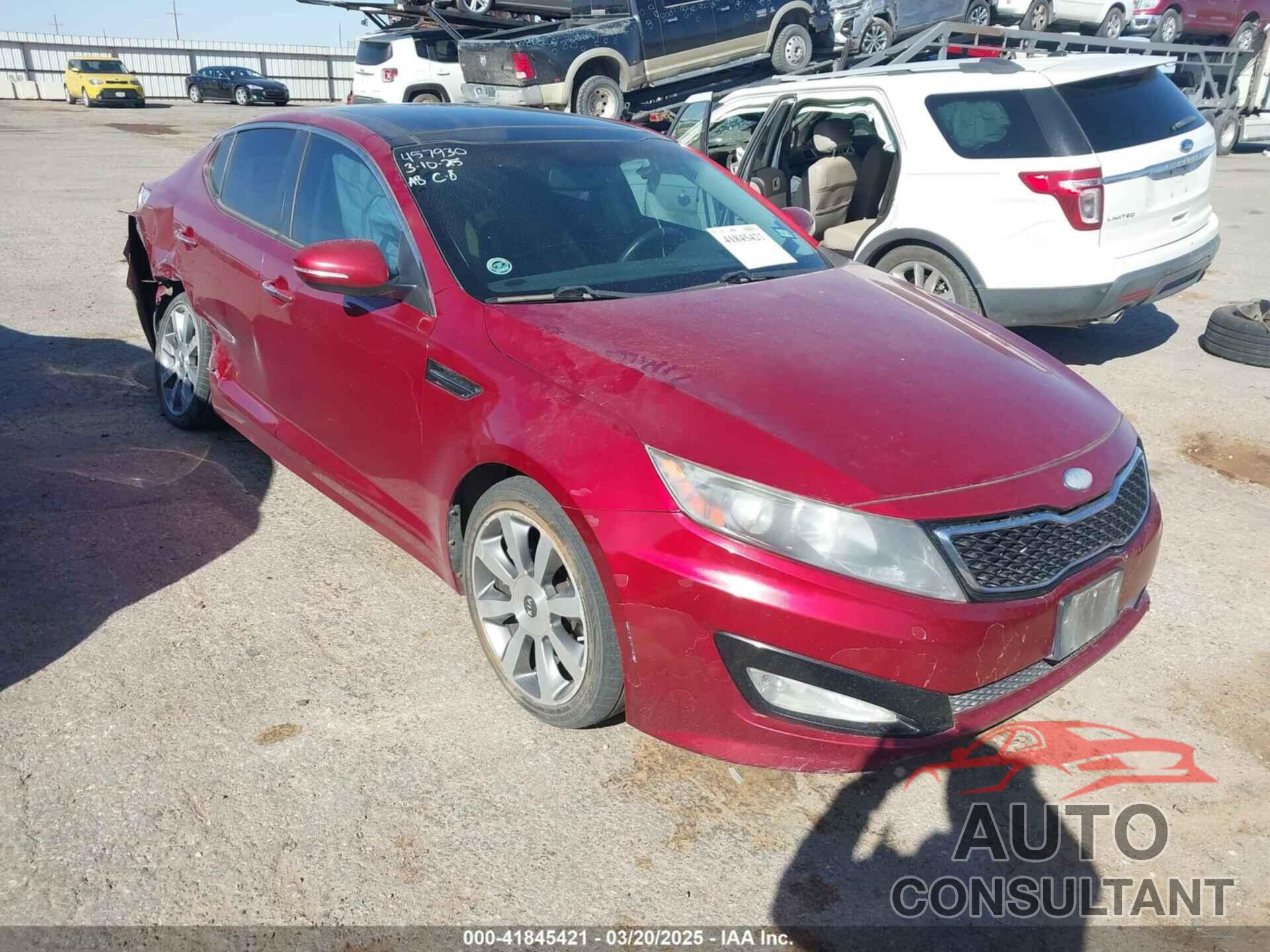 KIA OPTIMA 2013 - 5XXGR4A62DG245708