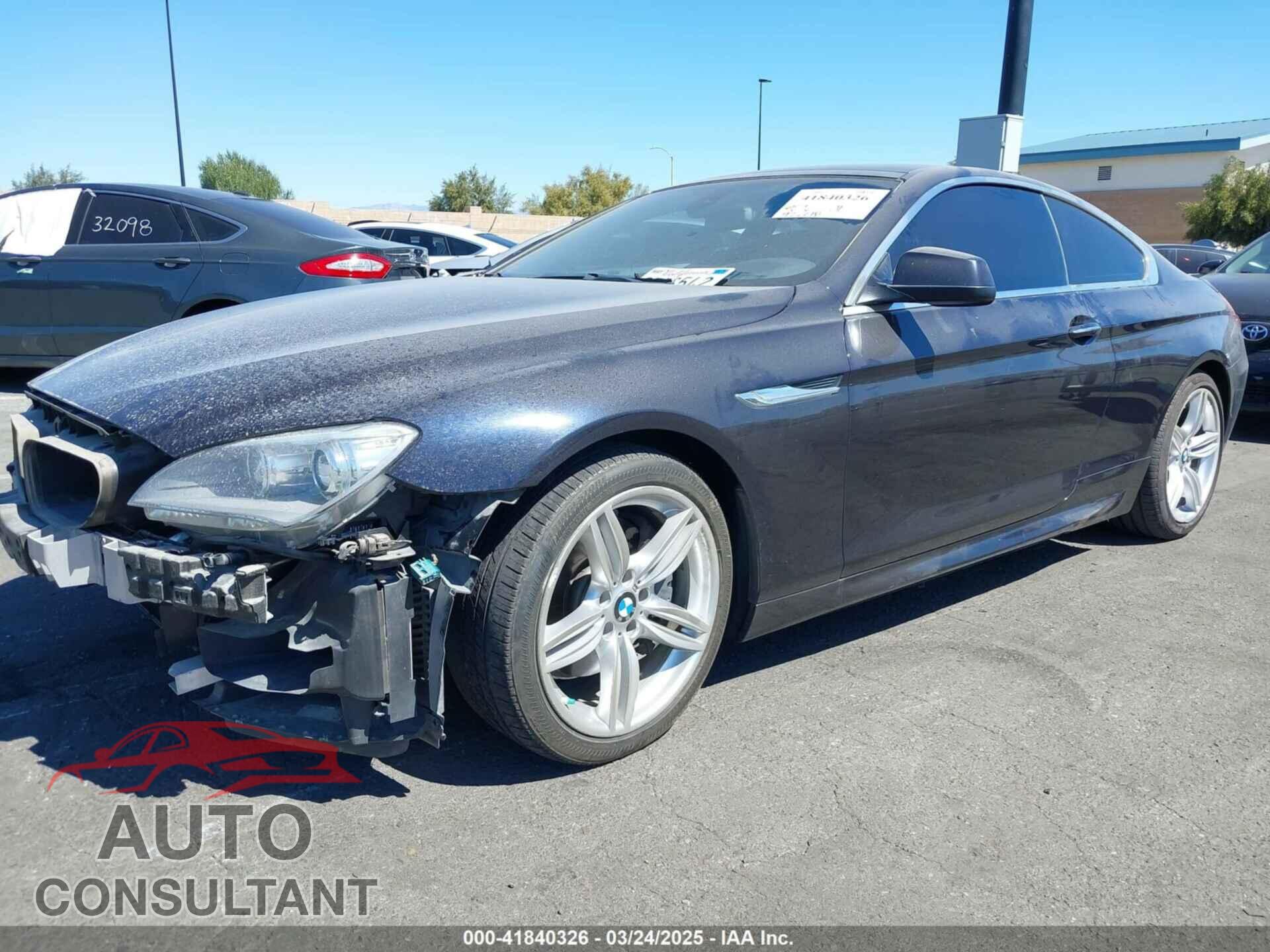 BMW 650I 2012 - WBALX3C56CDV77689