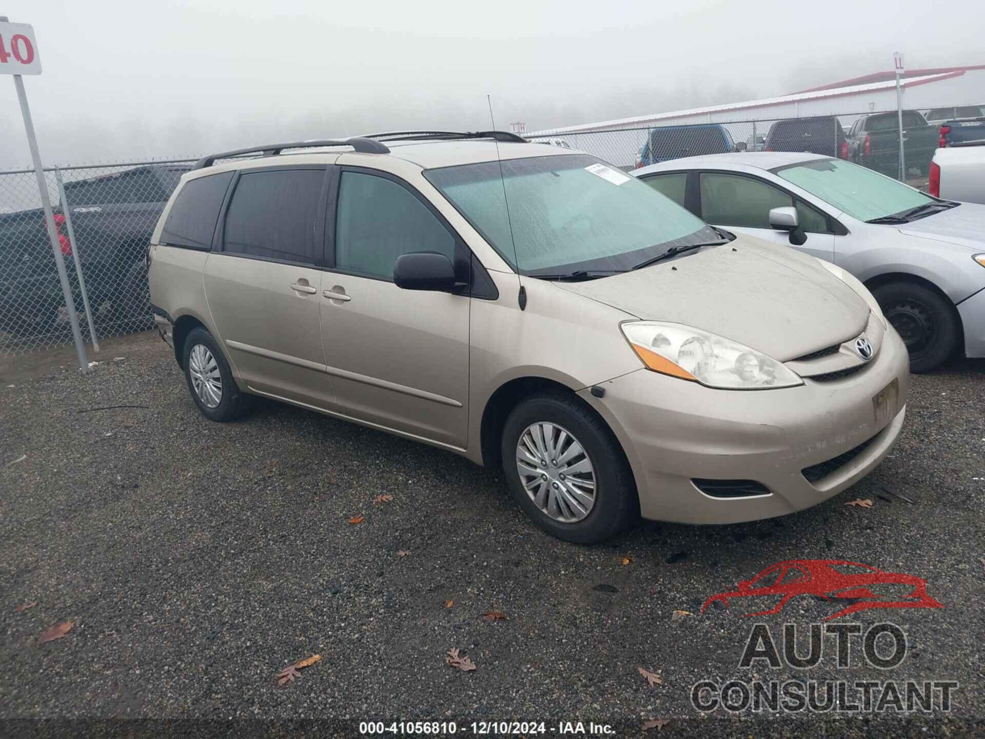 TOYOTA SIENNA 2009 - 5TDZK23CX9S246714