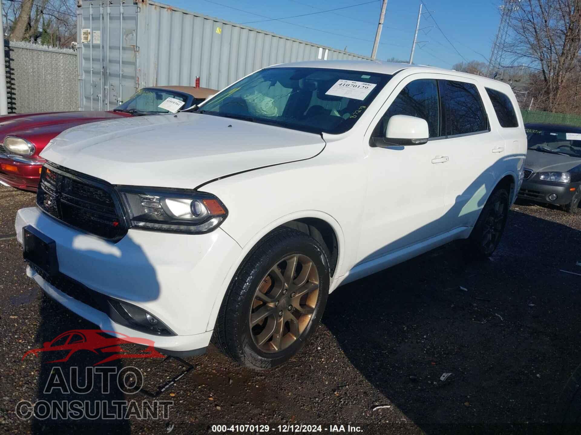 DODGE DURANGO 2017 - 1C4RDJDGXHC661375
