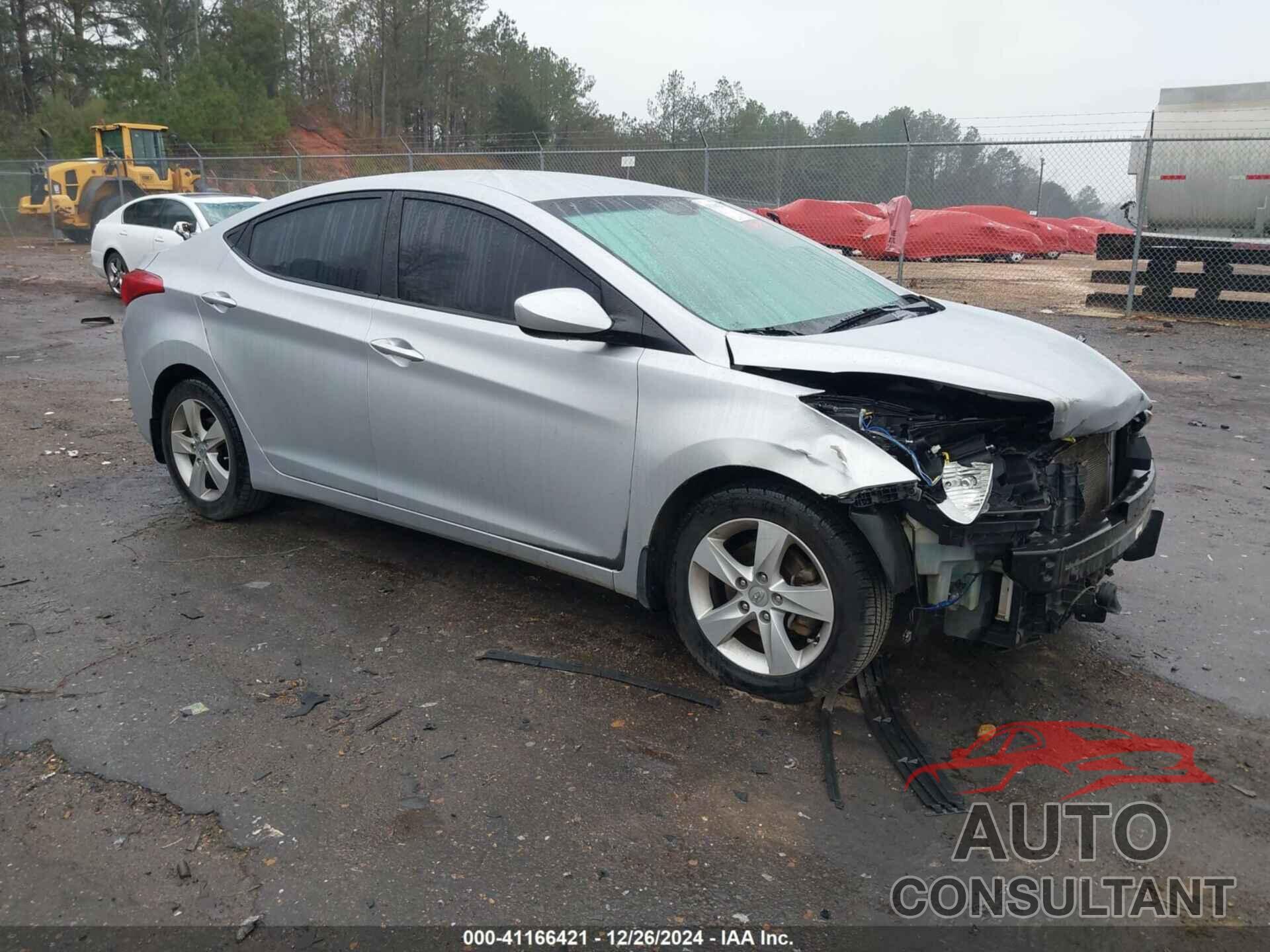 HYUNDAI ELANTRA 2013 - KMHDH4AE6DU523755