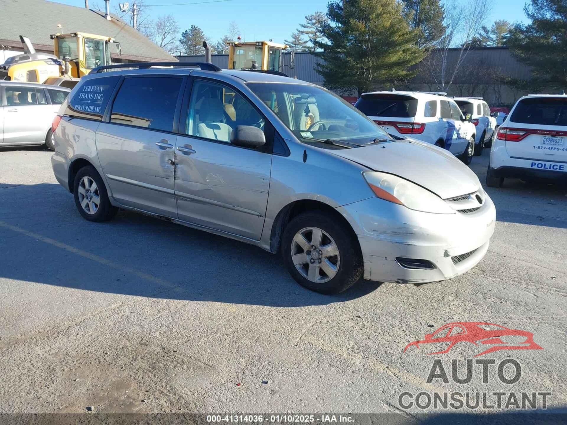 TOYOTA SIENNA 2009 - 5TDZK23C49S256669