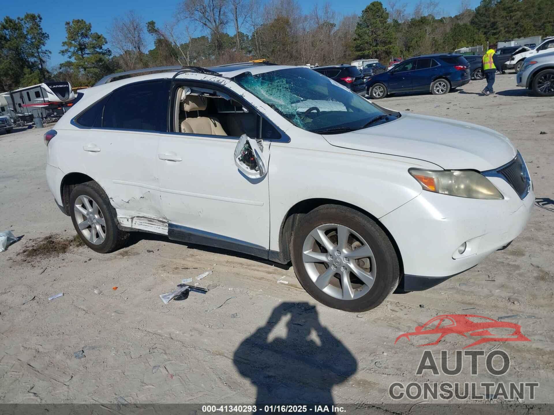 LEXUS RX 350 2010 - JTJZK1BA3A2404796