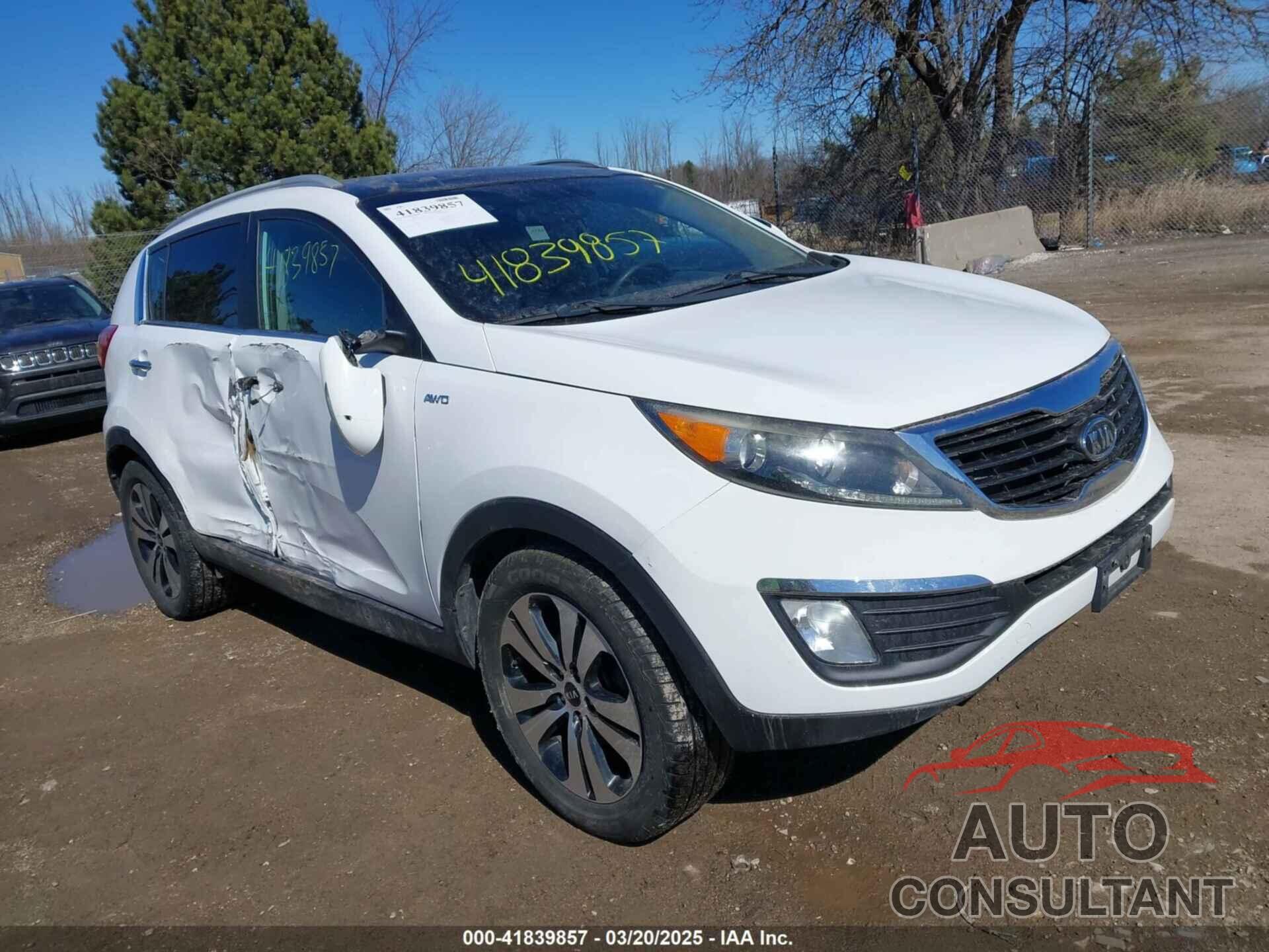 KIA SPORTAGE 2012 - KNDPCCA29C7206226
