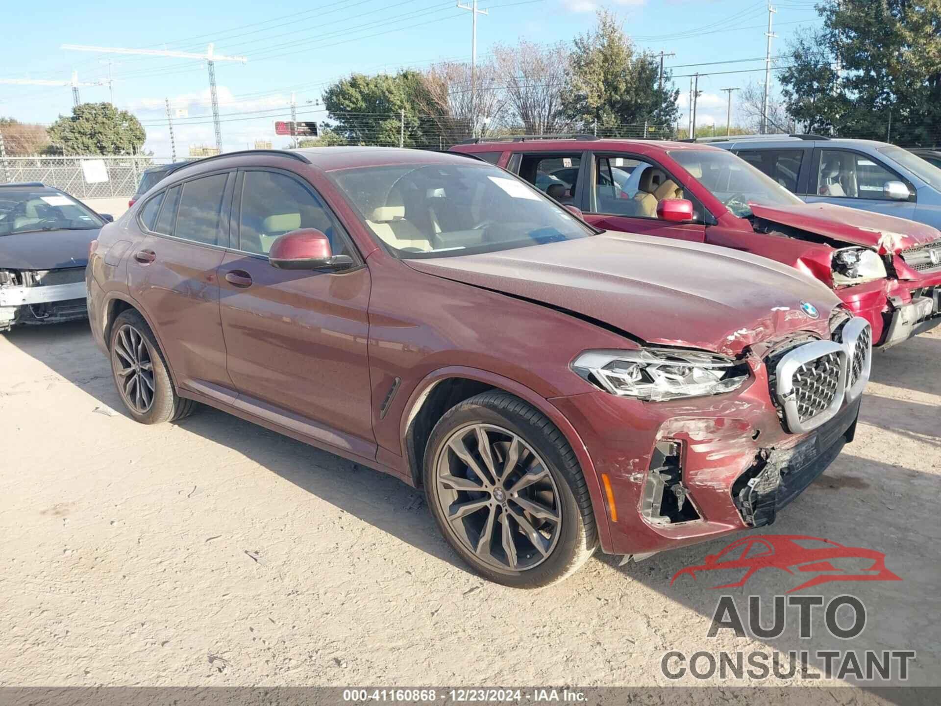 BMW X4 2022 - 5UX33DT02N9K32561