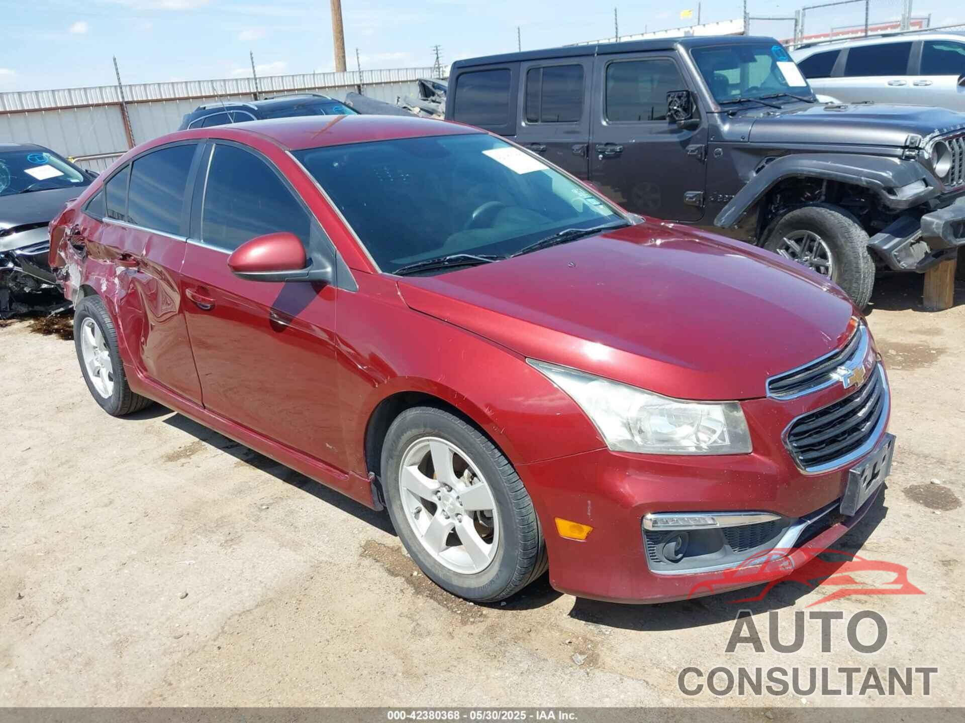 CHEVROLET CRUZE LIMITED 2016 - 1G1PE5SB9G7160514