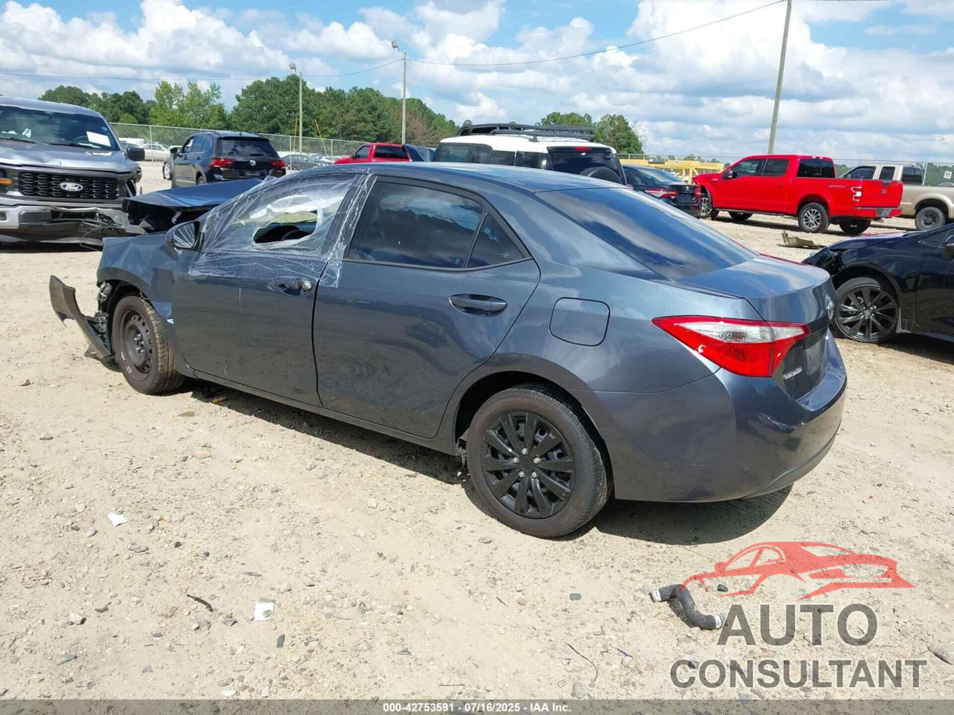 TOYOTA COROLLA 2016 - 2T1BURHE2GC558546
