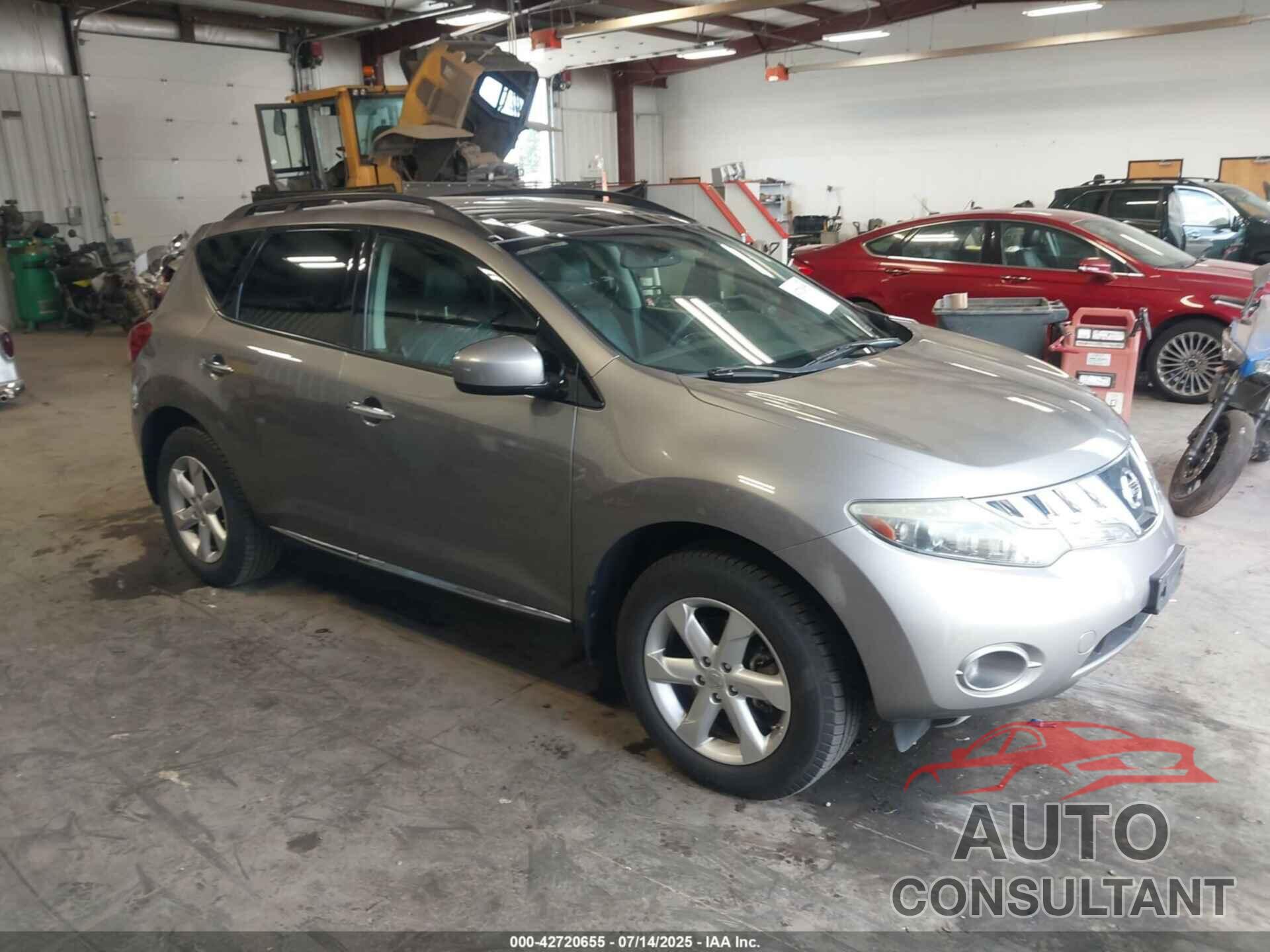 NISSAN MURANO 2009 - JN8AZ18W29W115836