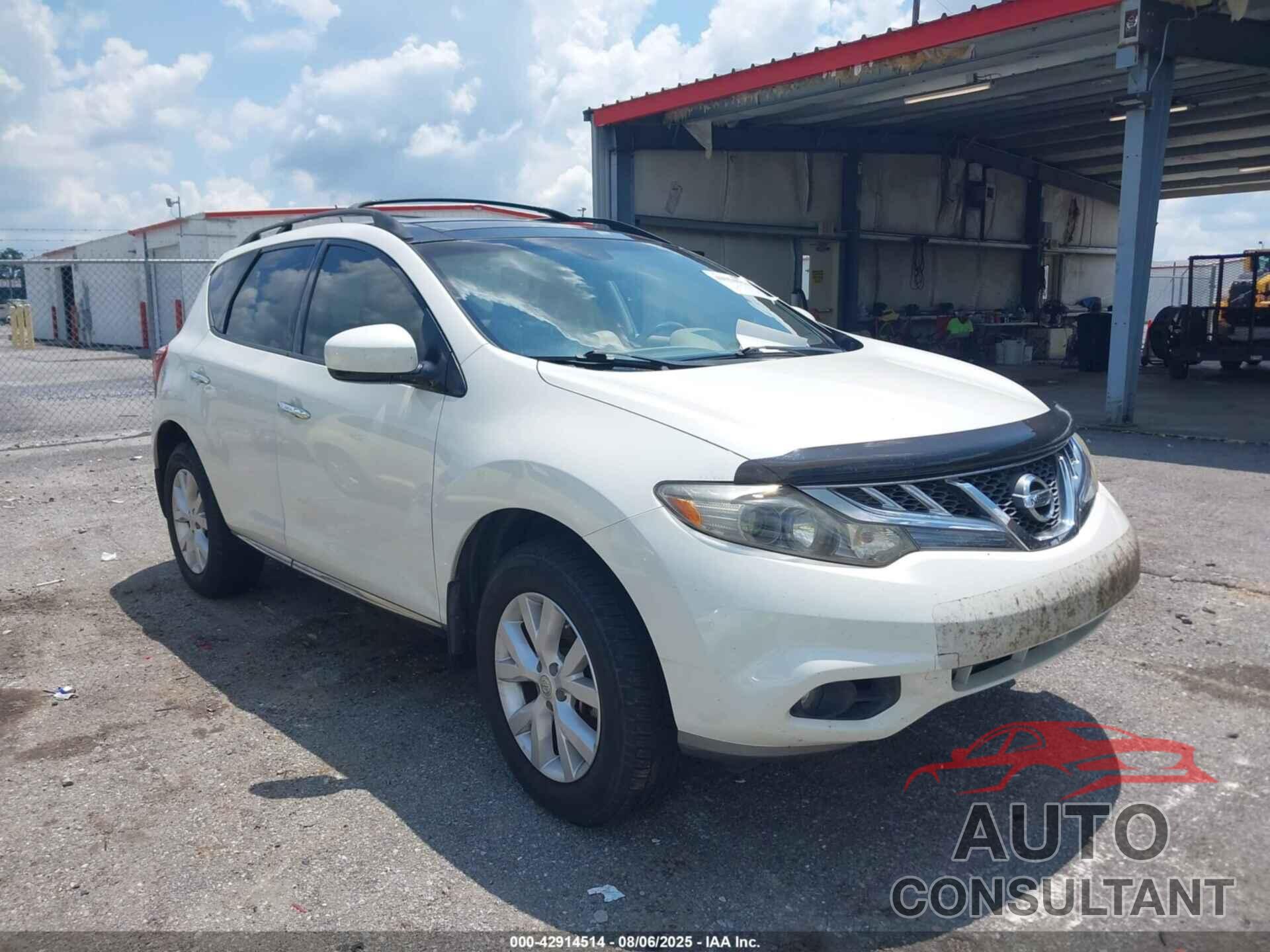 NISSAN MURANO 2012 - JN8AZ1MU3CW119311