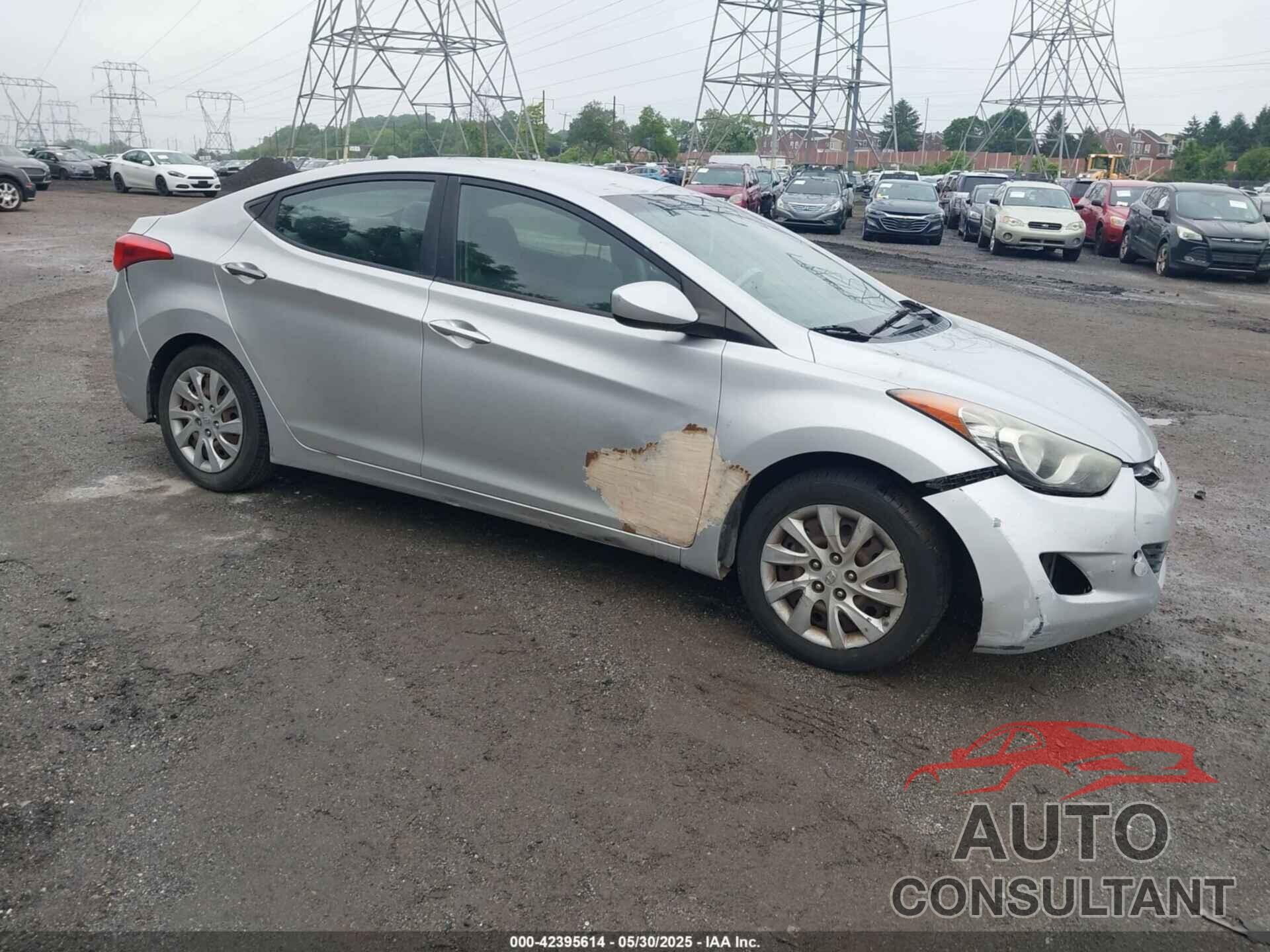 HYUNDAI ELANTRA 2012 - KMHDH4AEXCU400457
