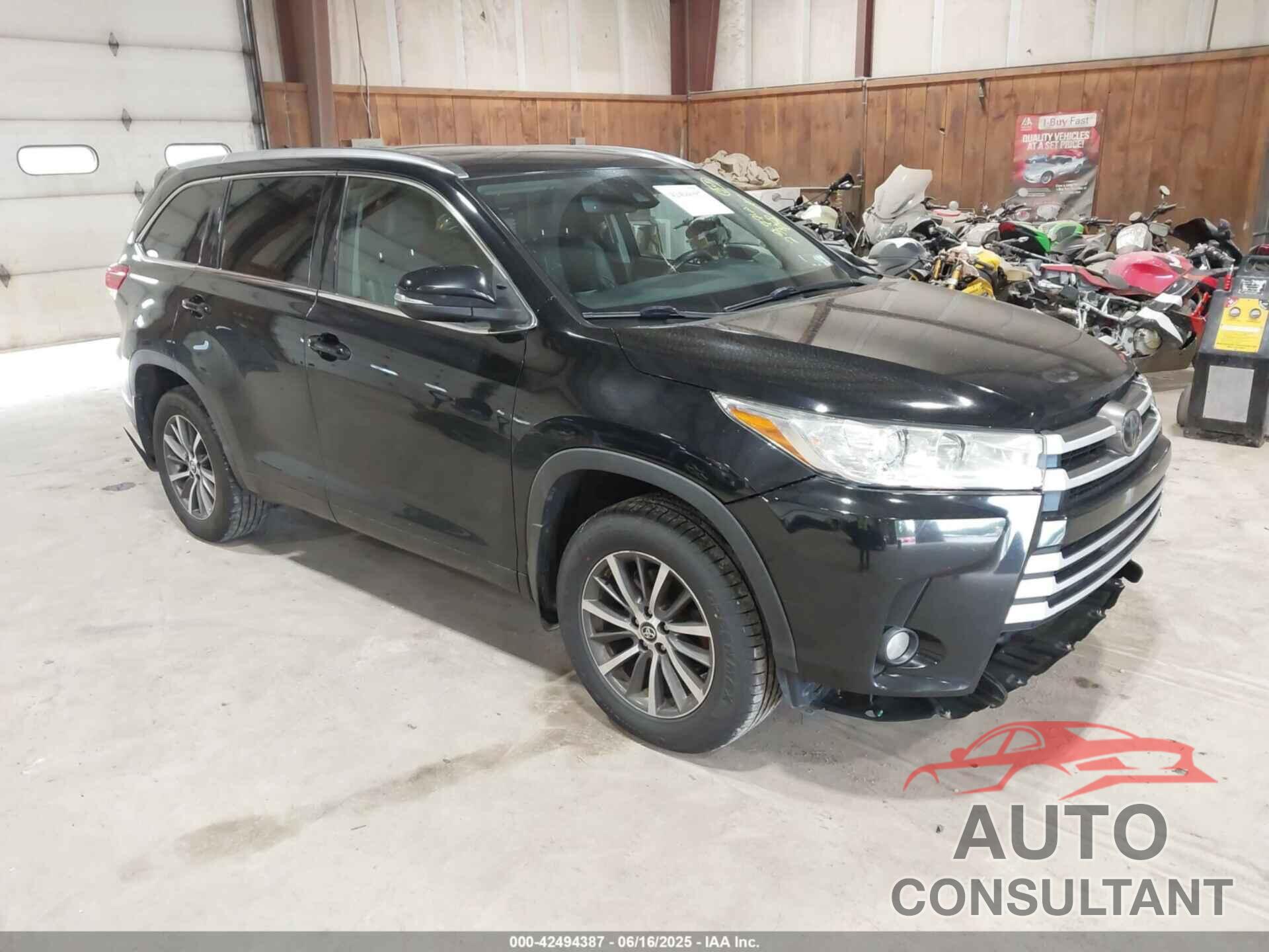TOYOTA HIGHLANDER 2017 - 5TDJZRFH7HS411075