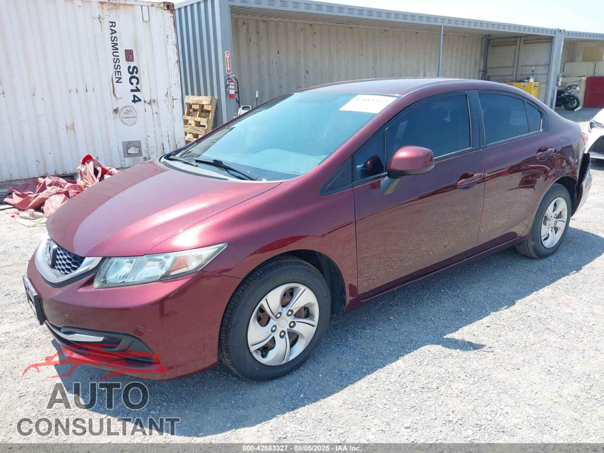 HONDA CIVIC 2013 - 19XFB2F54DE255041