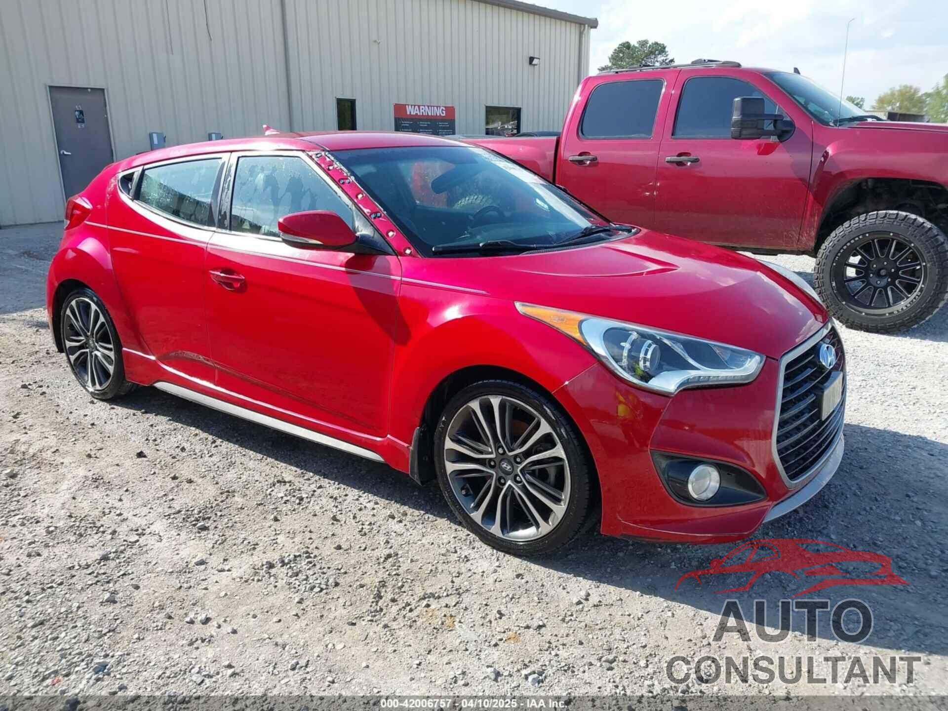 HYUNDAI VELOSTER 2016 - KMHTC6AE1GU249553