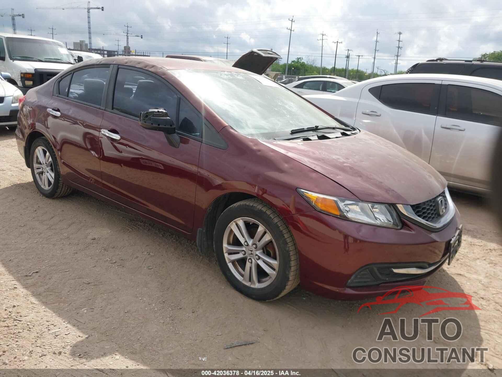 HONDA CIVIC 2013 - 19XFB2F58DE031562