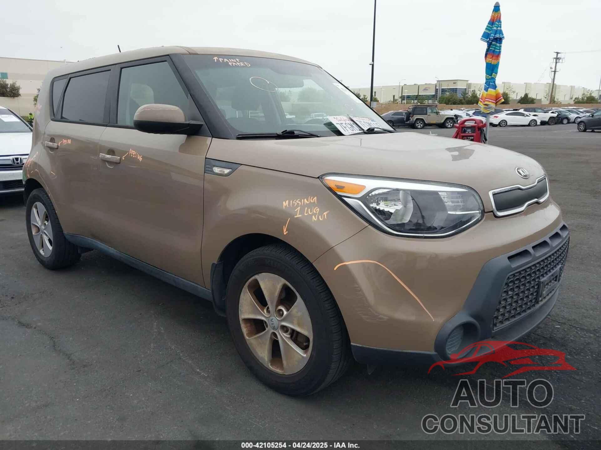 KIA SOUL 2014 - KNDJN2A22E7092910