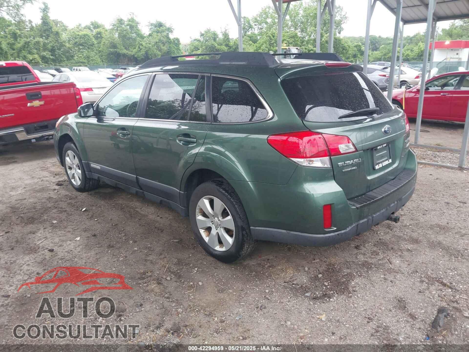 SUBARU OUTBACK 2012 - 4S4BRBGC4C3216054