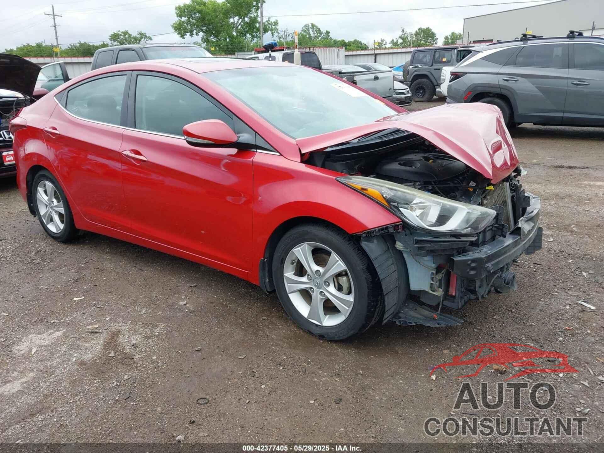 HYUNDAI ELANTRA 2016 - KMHDH4AE1GU553928