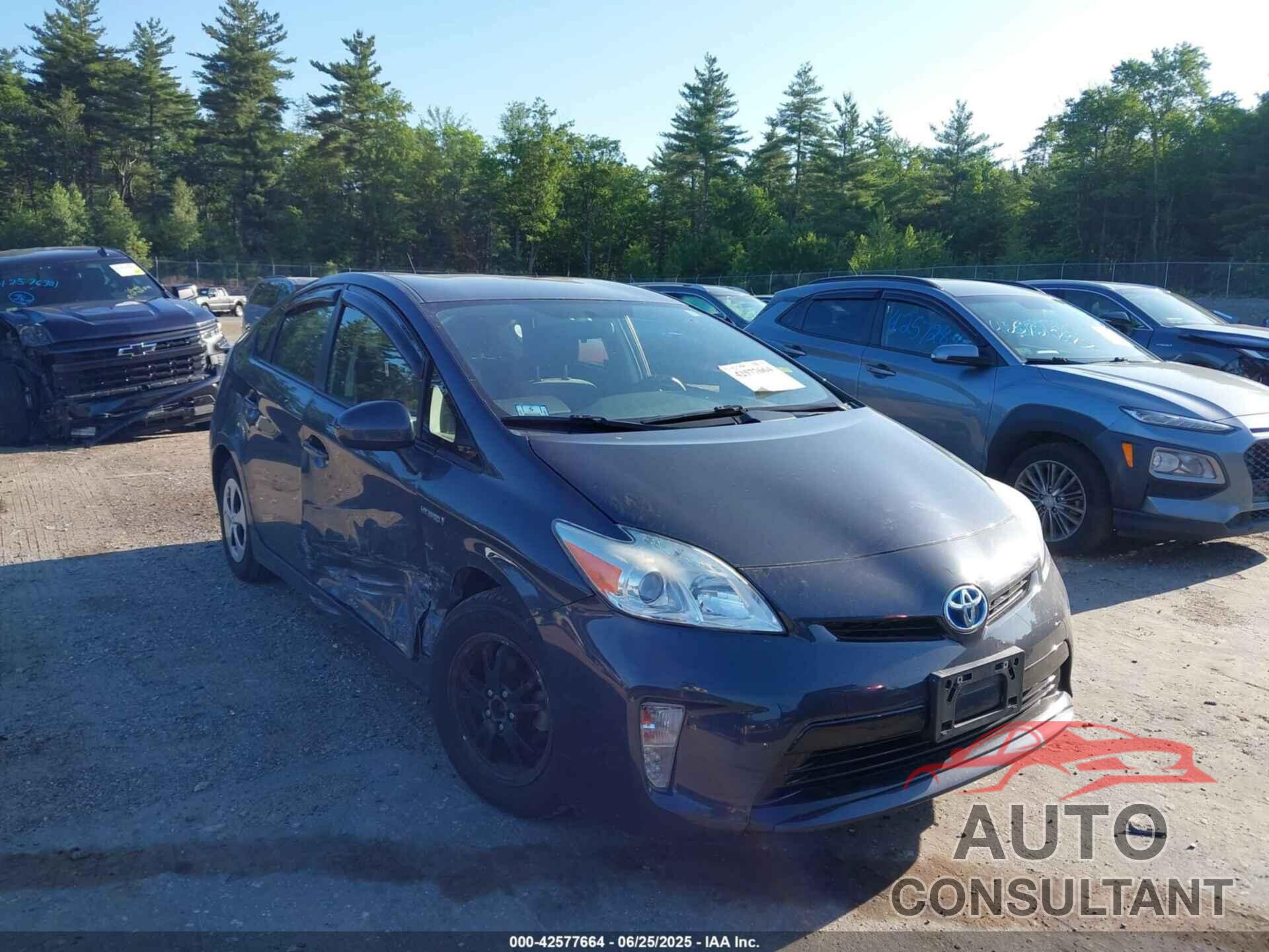 TOYOTA PRIUS 2012 - JTDKN3DUXC5477423