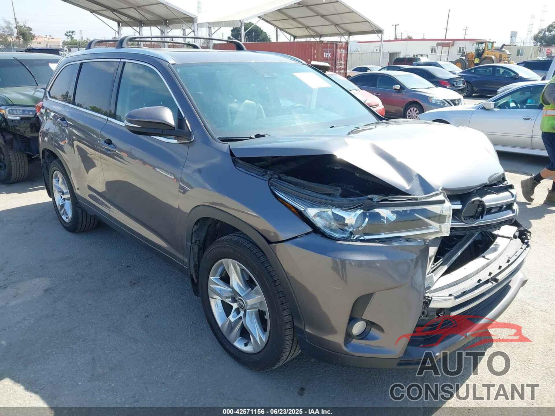 TOYOTA HIGHLANDER 2017 - 5TDDZRFHXHS360717