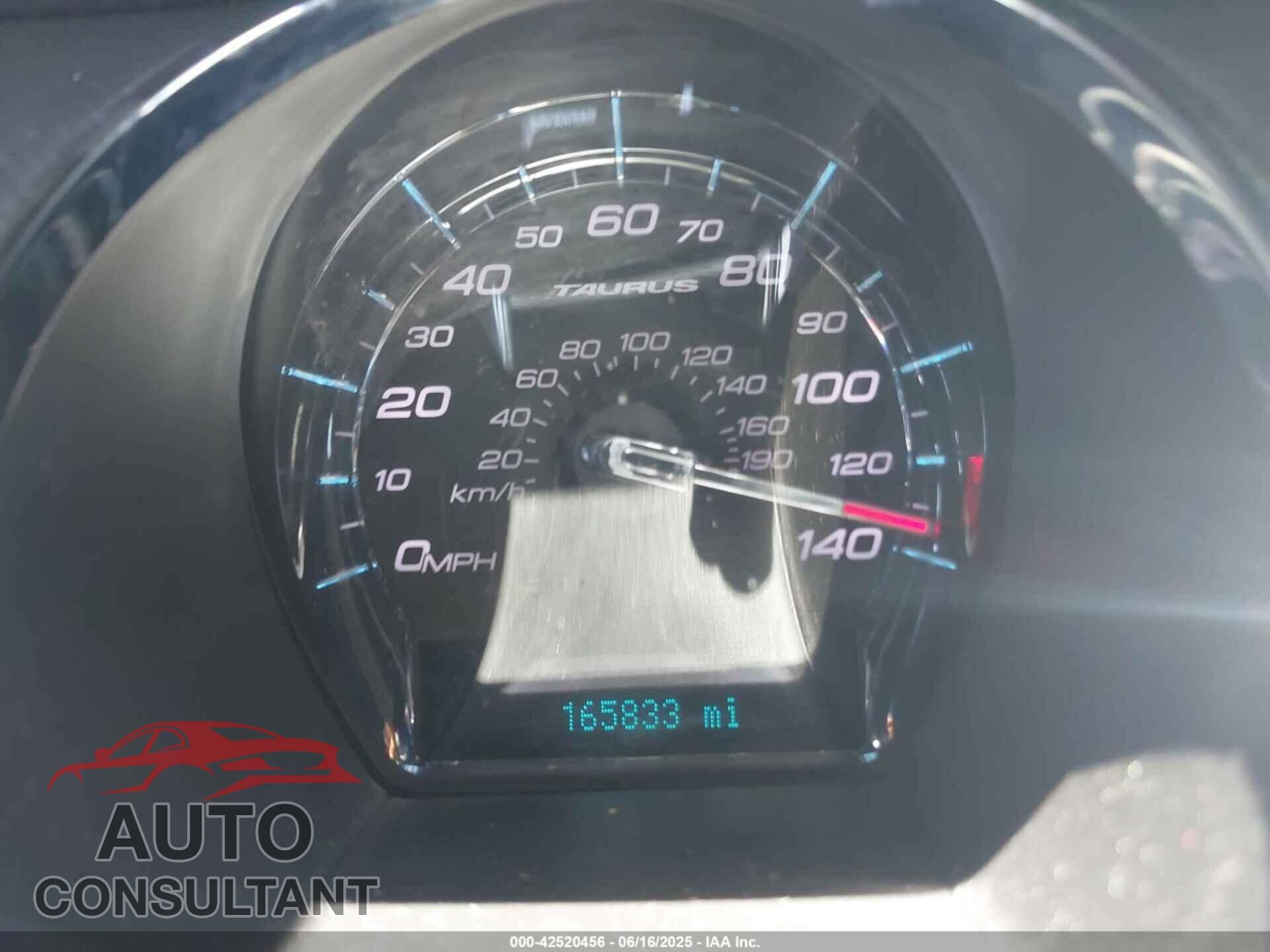 FORD TAURUS 2012 - 1FAHP2EW2CG123985
