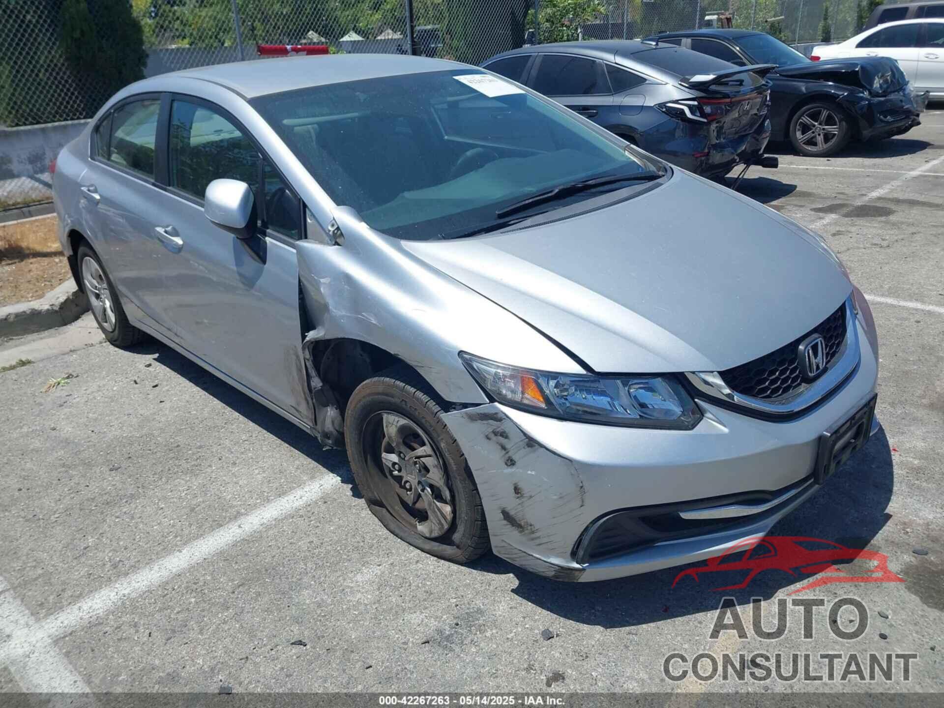HONDA CIVIC 2013 - 2HGFB2F51DH527115