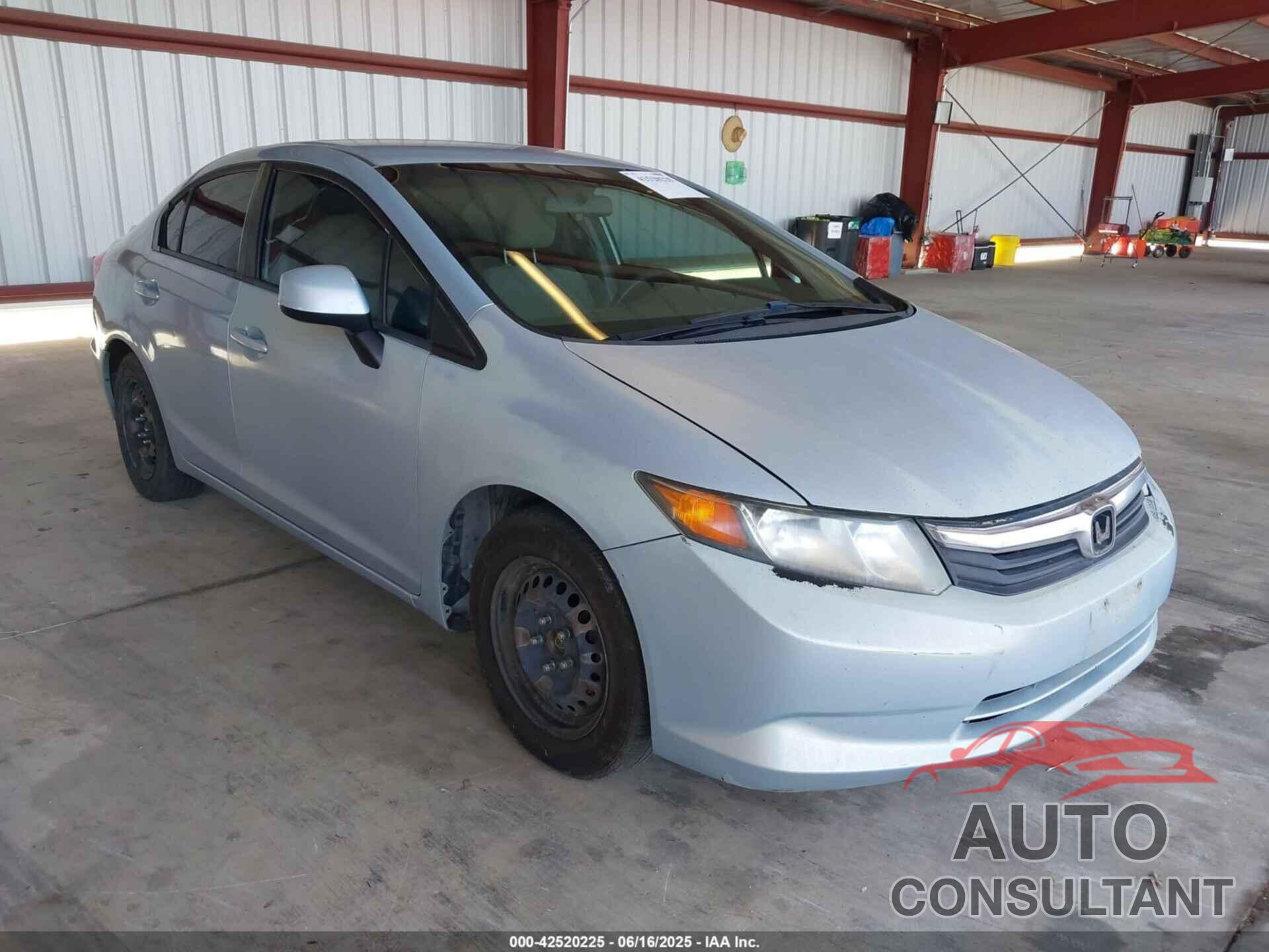 HONDA CIVIC 2012 - 19XFB2F55CE350819