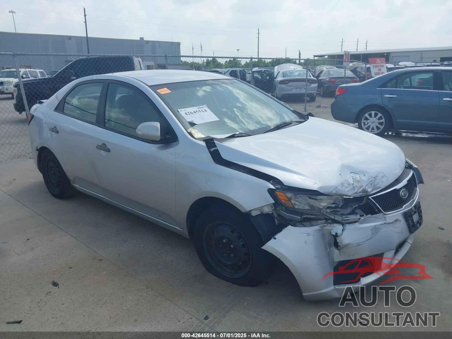 KIA FORTE 2010 - KNAFU4A26A5862789