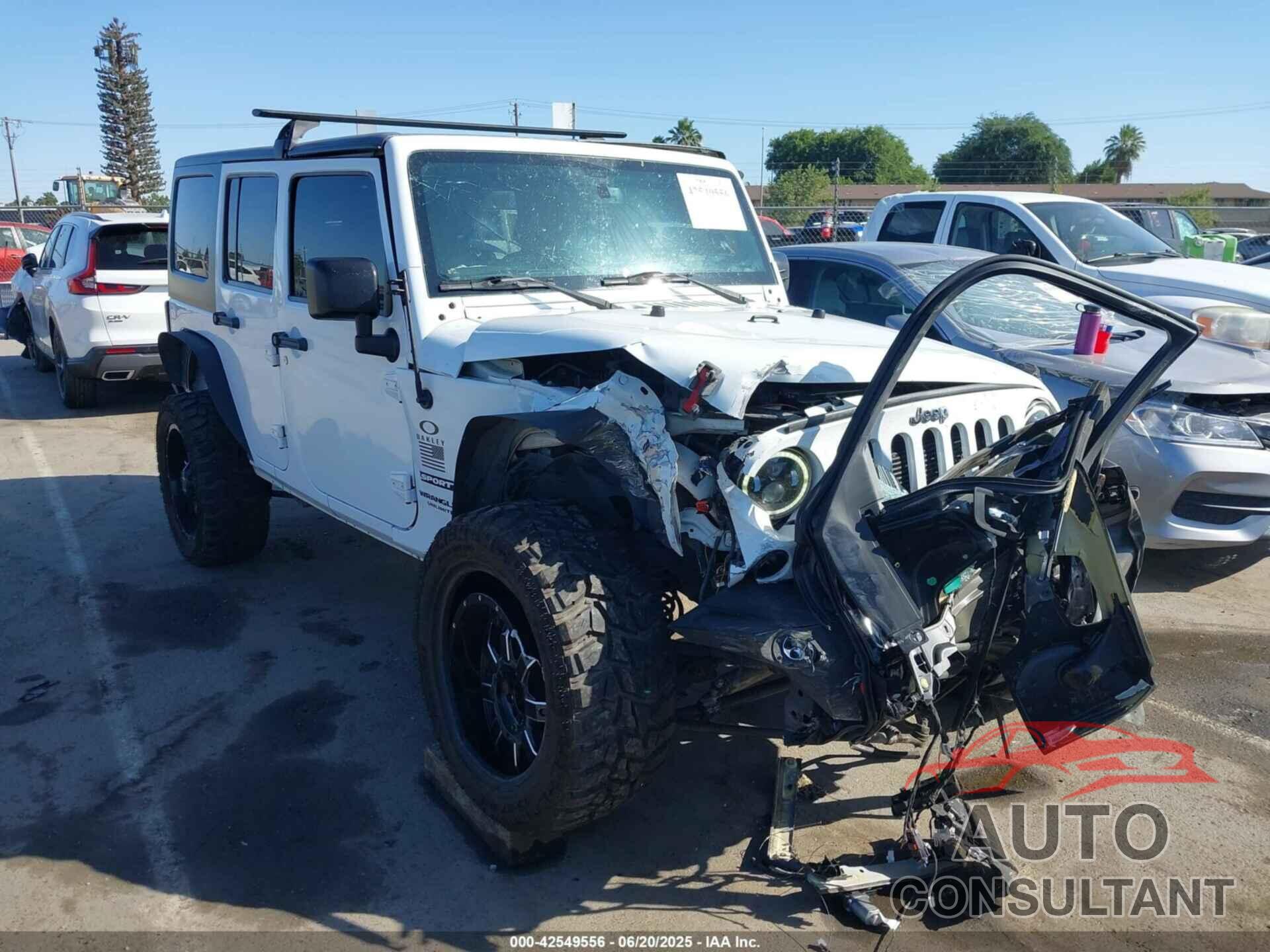 JEEP WRANGLER UNLIMITED 2015 - 1C4HJWDG1FL528681