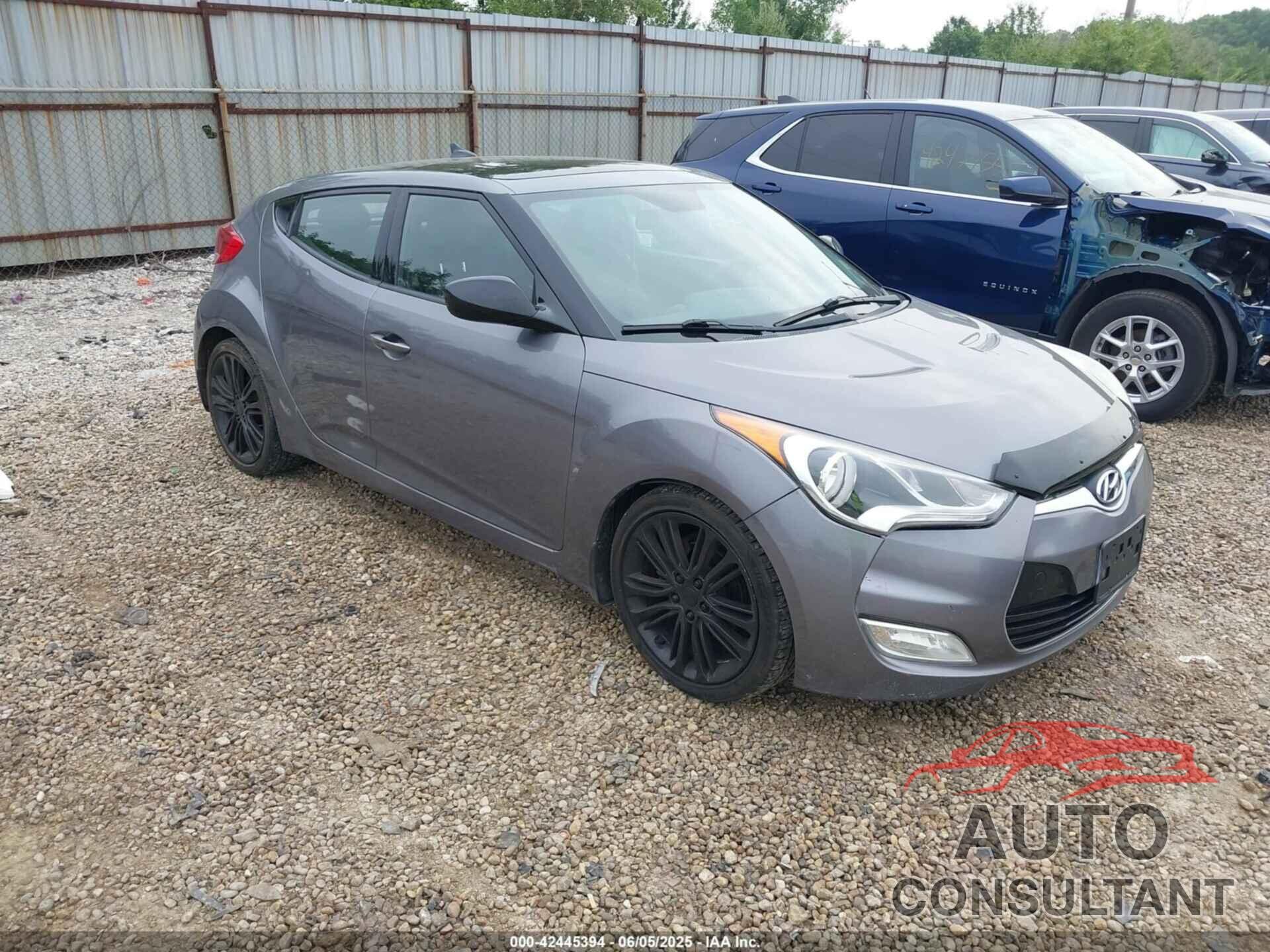 HYUNDAI VELOSTER 2012 - KMHTC6ADXCU030284
