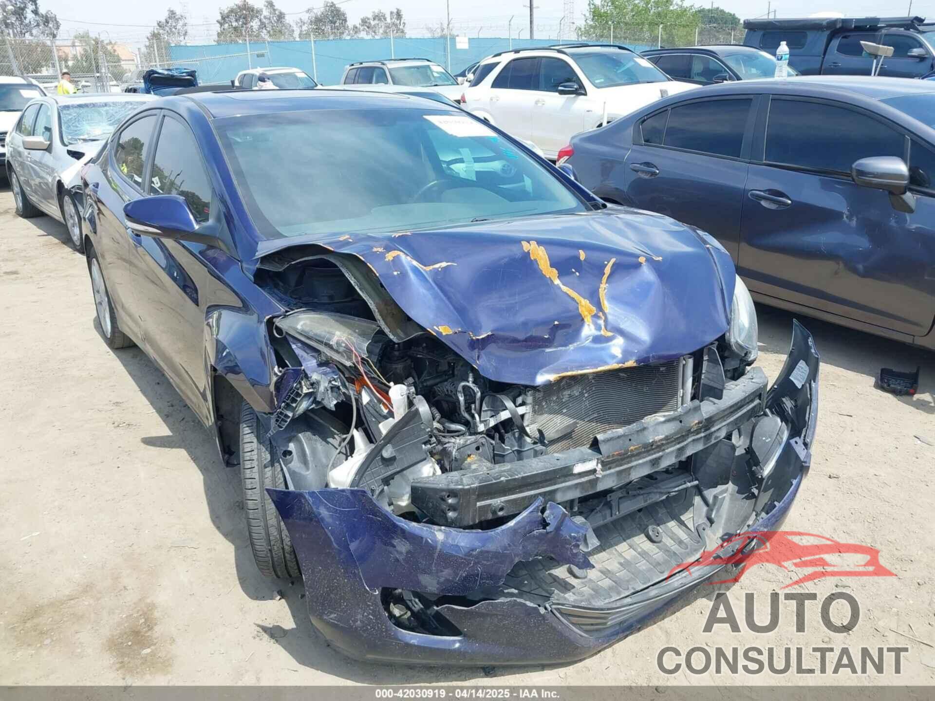 HYUNDAI ELANTRA 2013 - 5NPDH4AE3DH453968