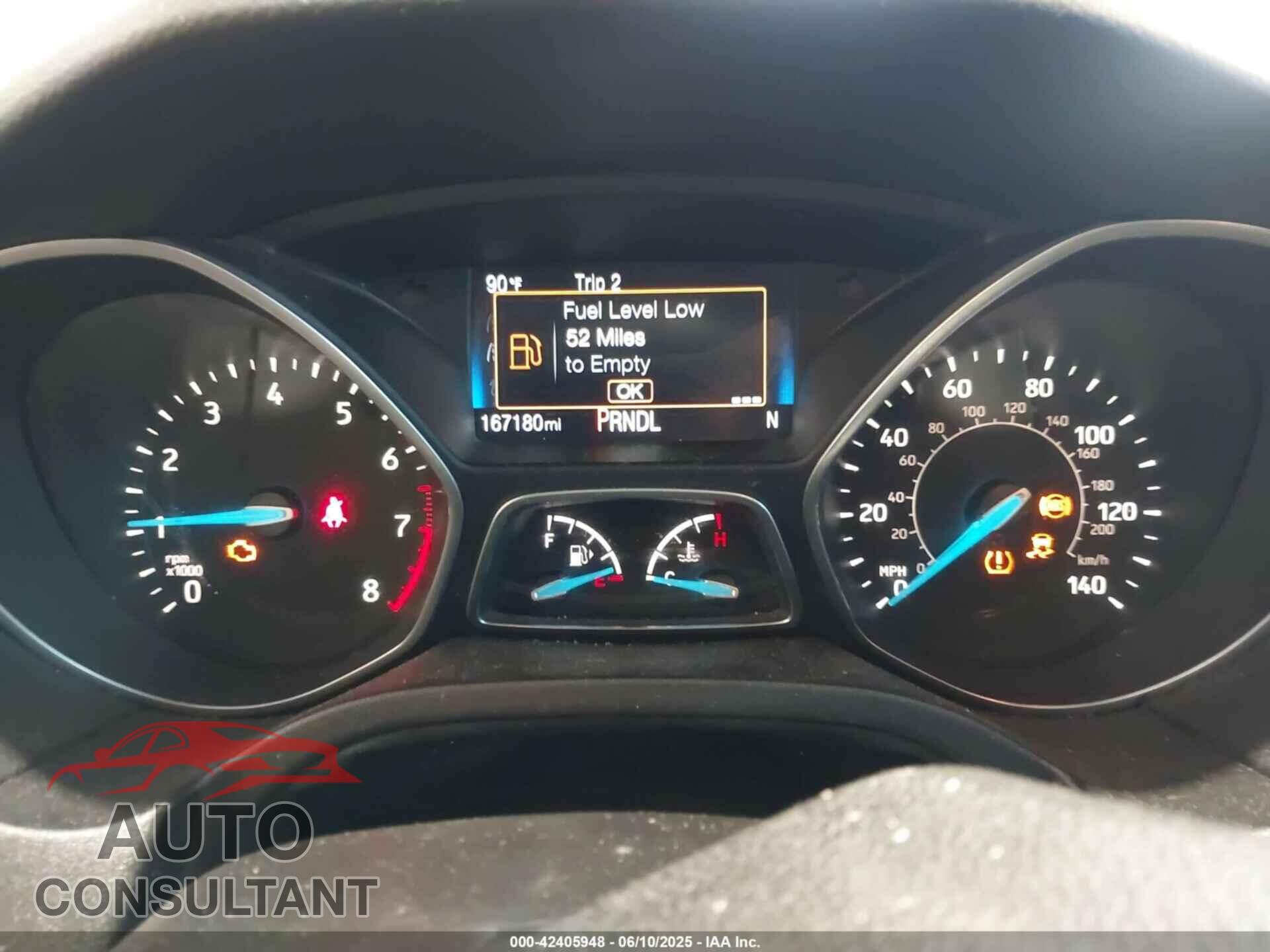 FORD FOCUS 2017 - 1FADP3F20HL268649