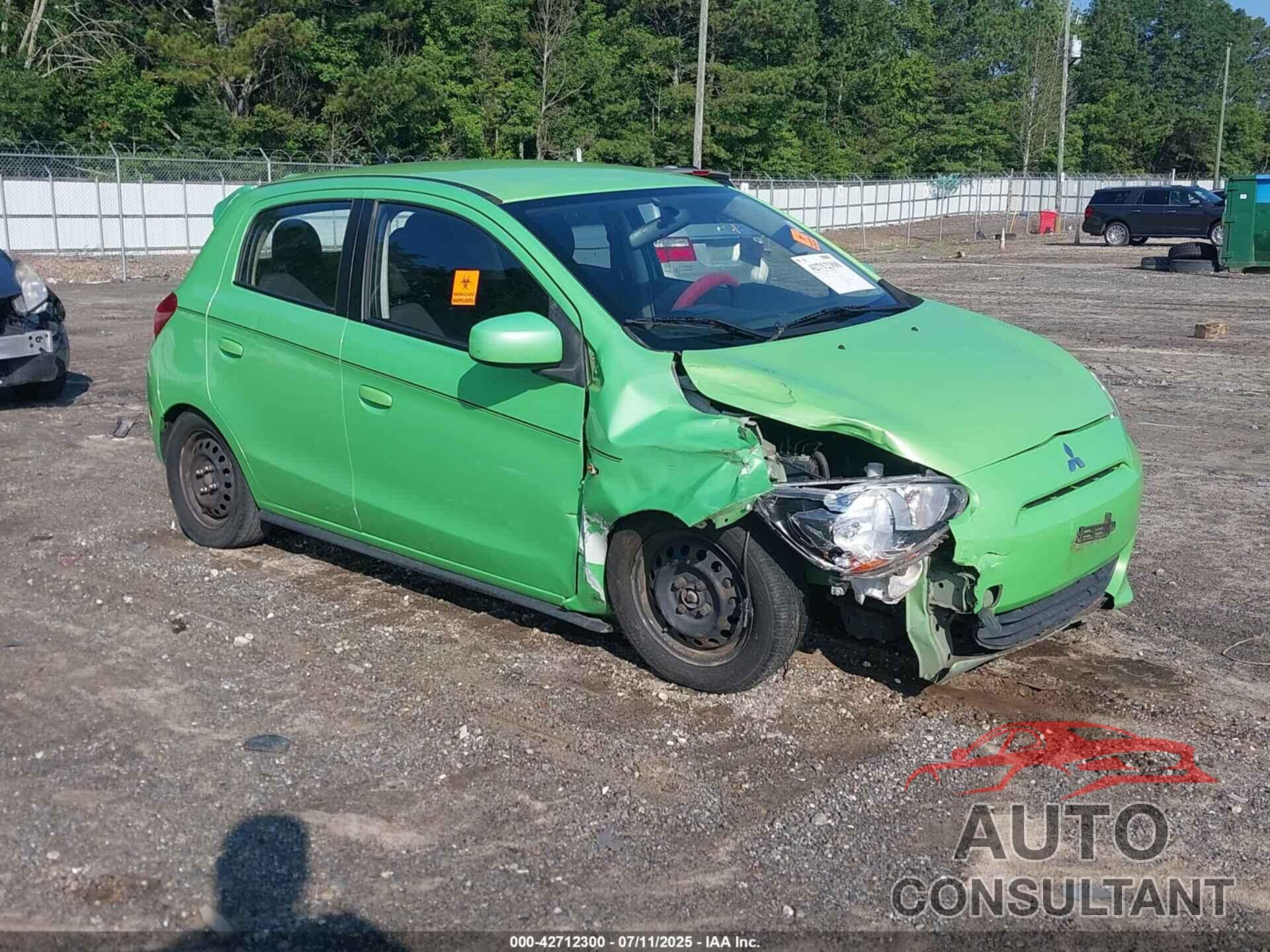 MITSUBISHI MIRAGE 2015 - ML32A3HJ8FH003617