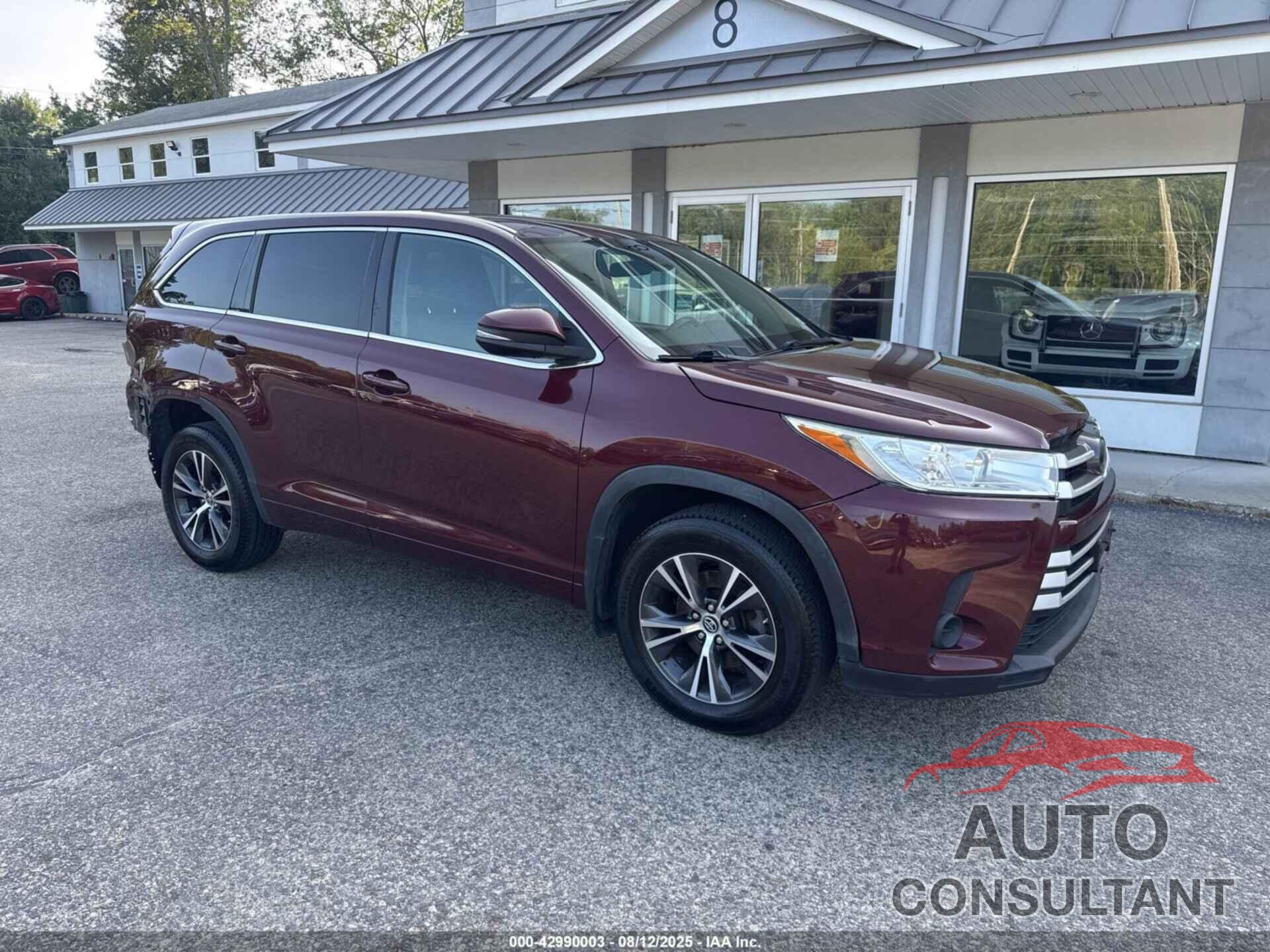 TOYOTA HIGHLANDER 2017 - 5TDBZRFH9HS475719