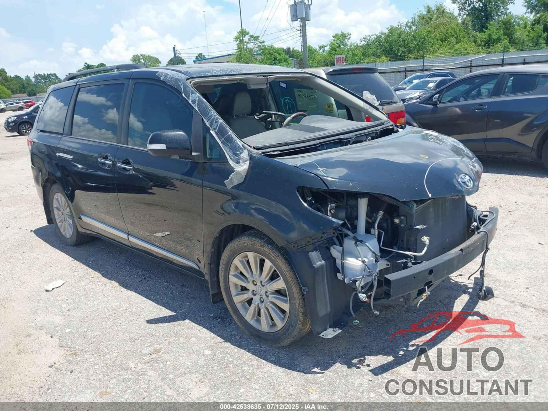 TOYOTA SIENNA 2014 - 5TDYK3DC3ES526954