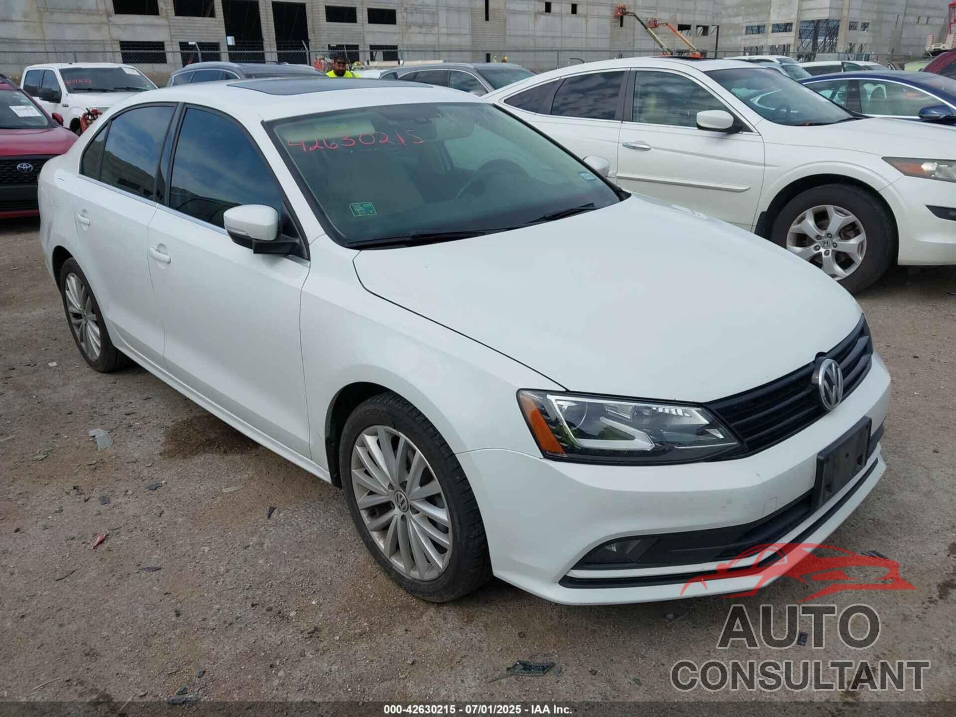 VOLKSWAGEN JETTA 2016 - 3VWL07AJXGM203480