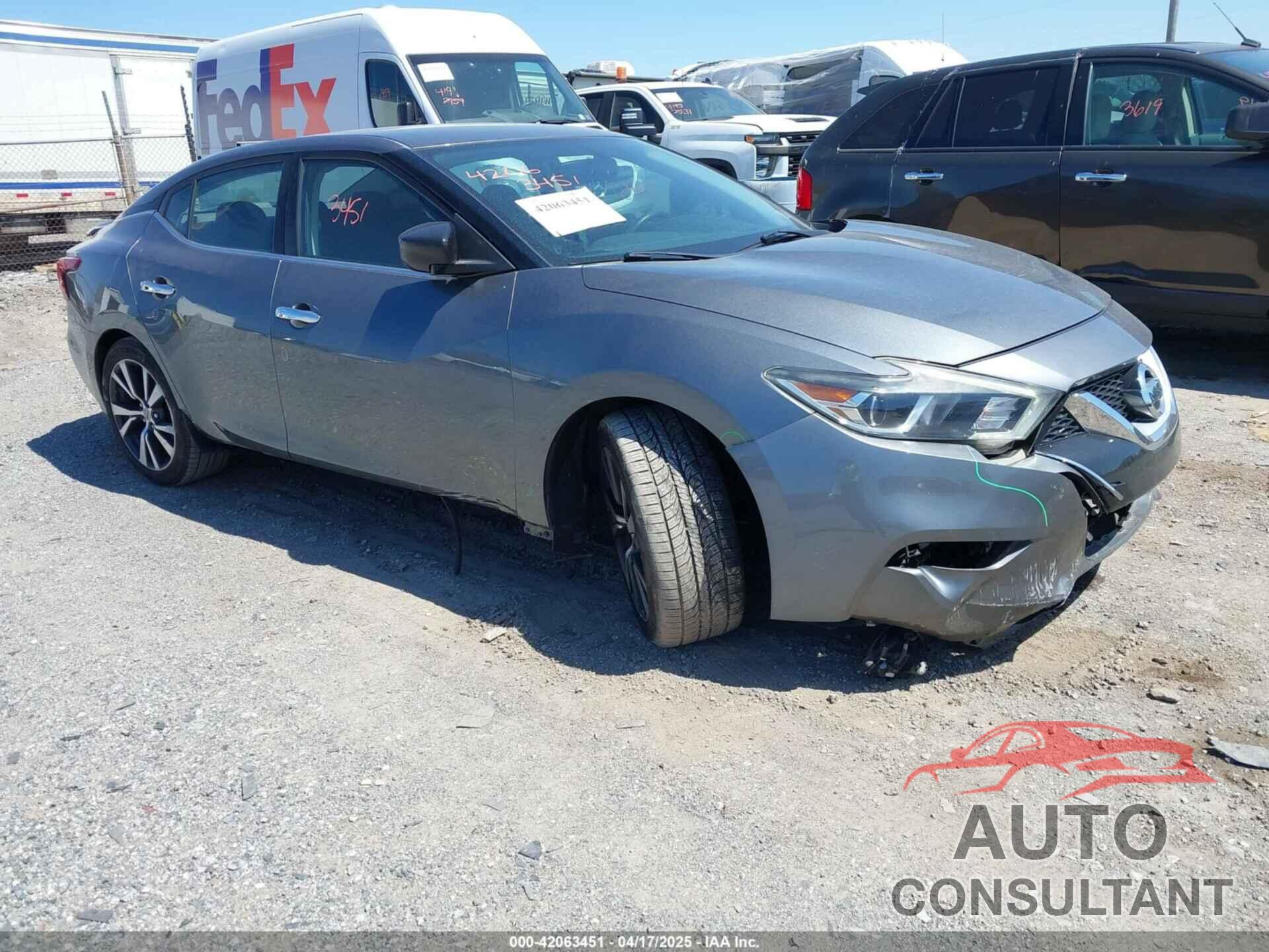 NISSAN MAXIMA 2017 - 1N4AA6AP3HC416740