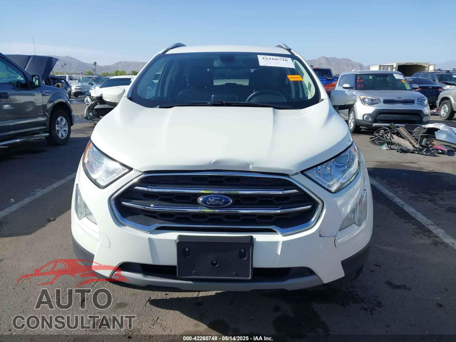 FORD ECOSPORT 2020 - MAJ6S3KL1LC361419