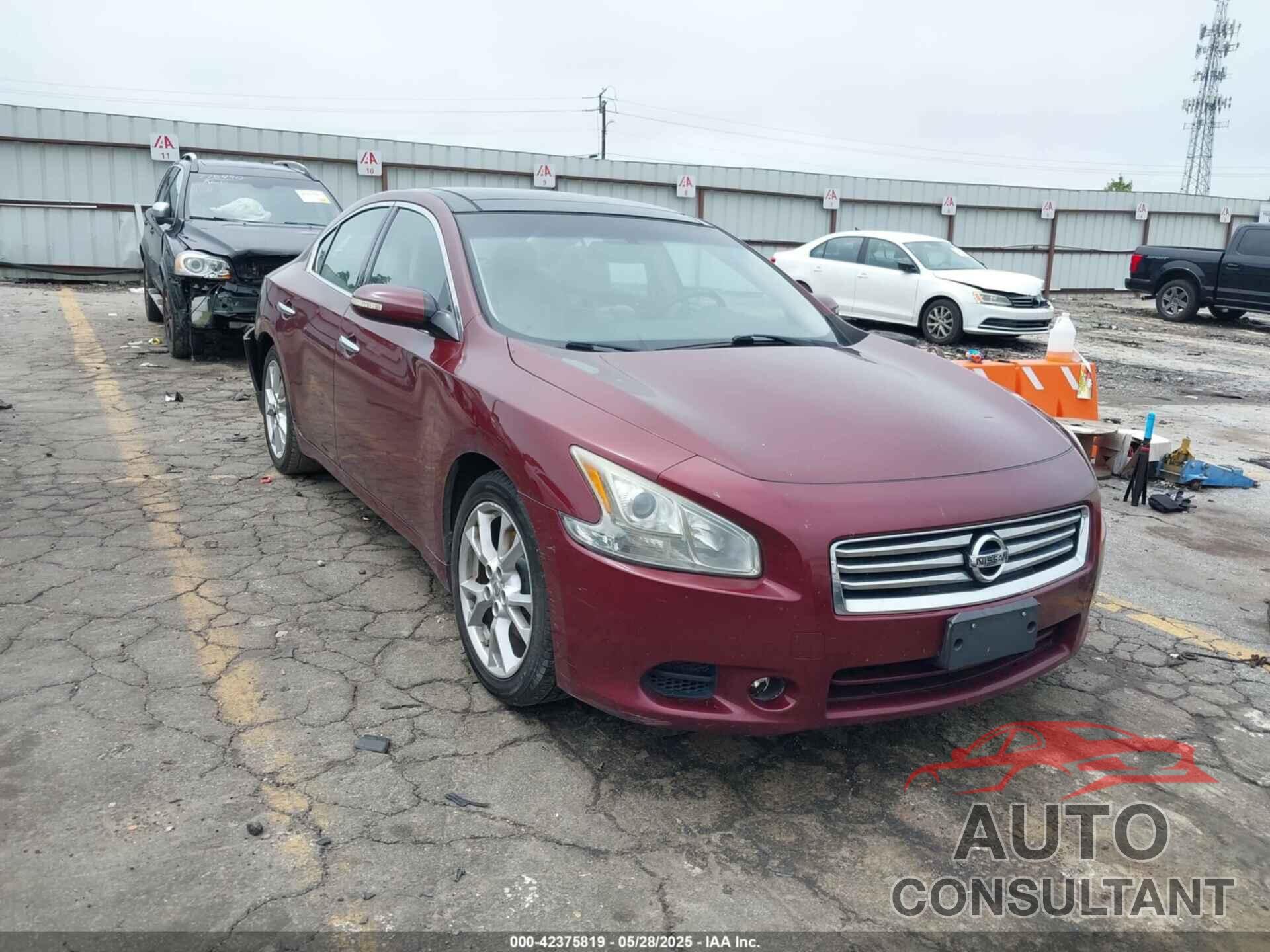 NISSAN MAXIMA 2013 - 1N4AA5AP9DC825734