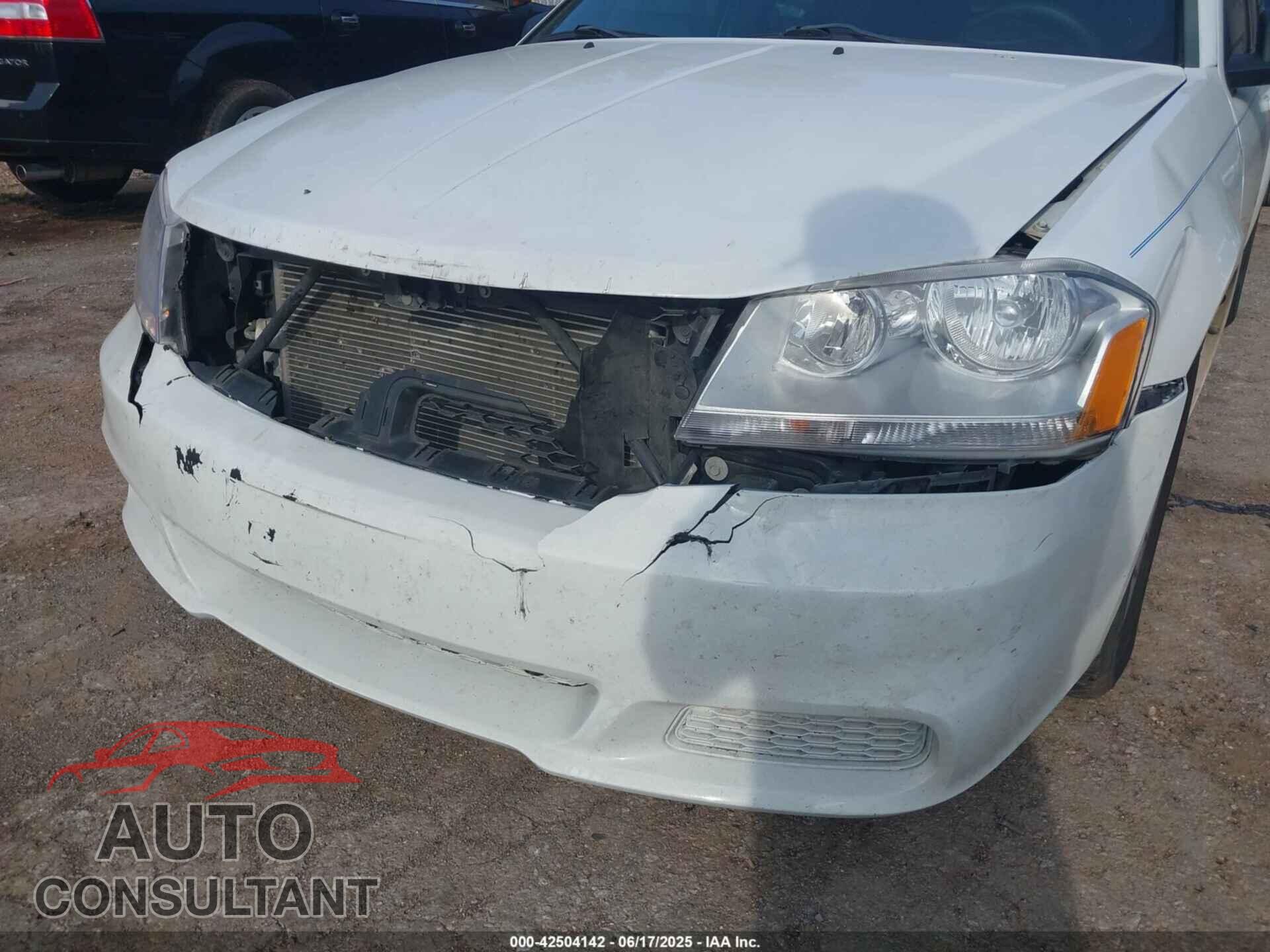 DODGE AVENGER 2013 - 1C3CDZAG2DN749994