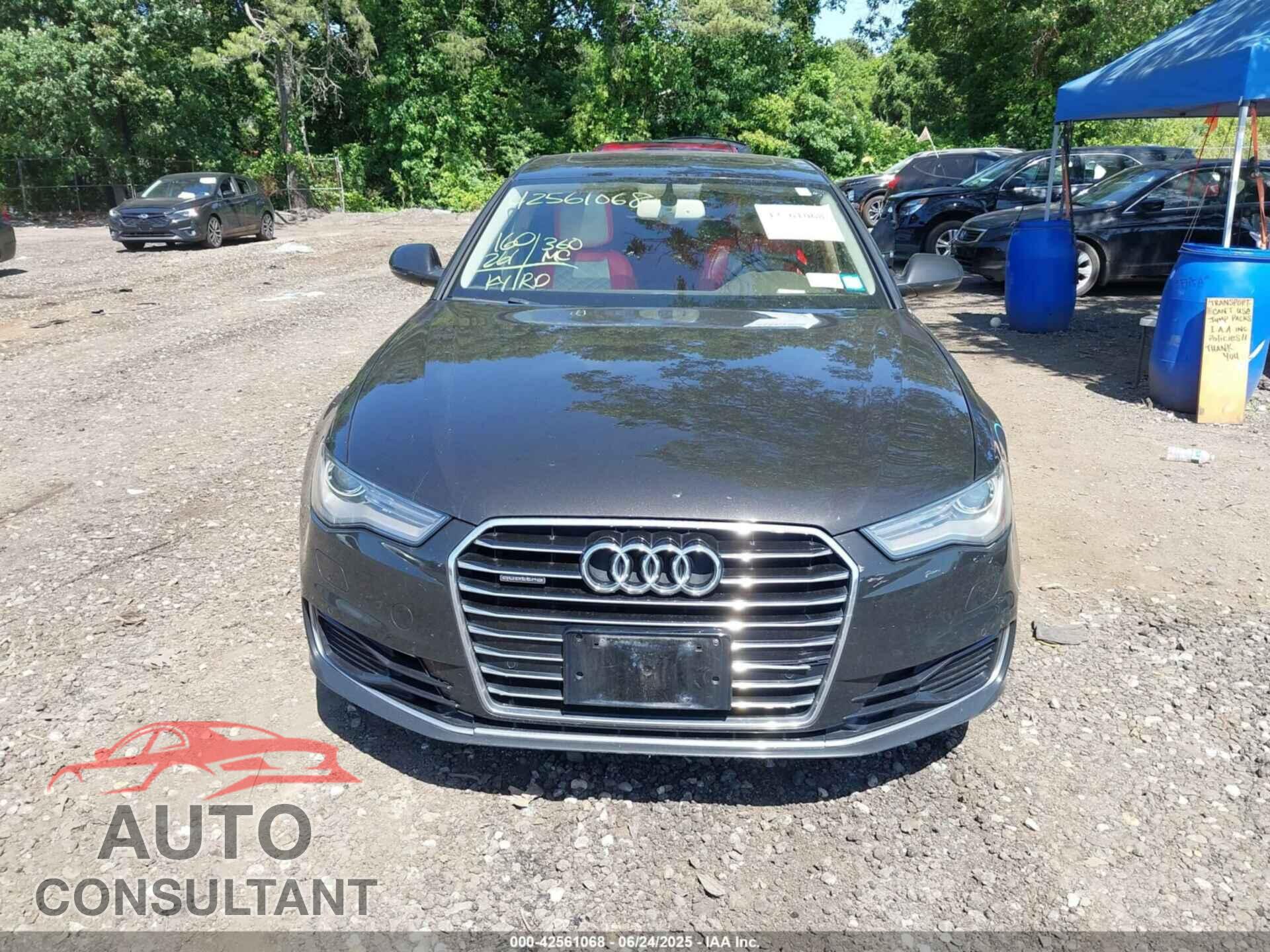 AUDI A6 2016 - WAUGFAFC9GN063774