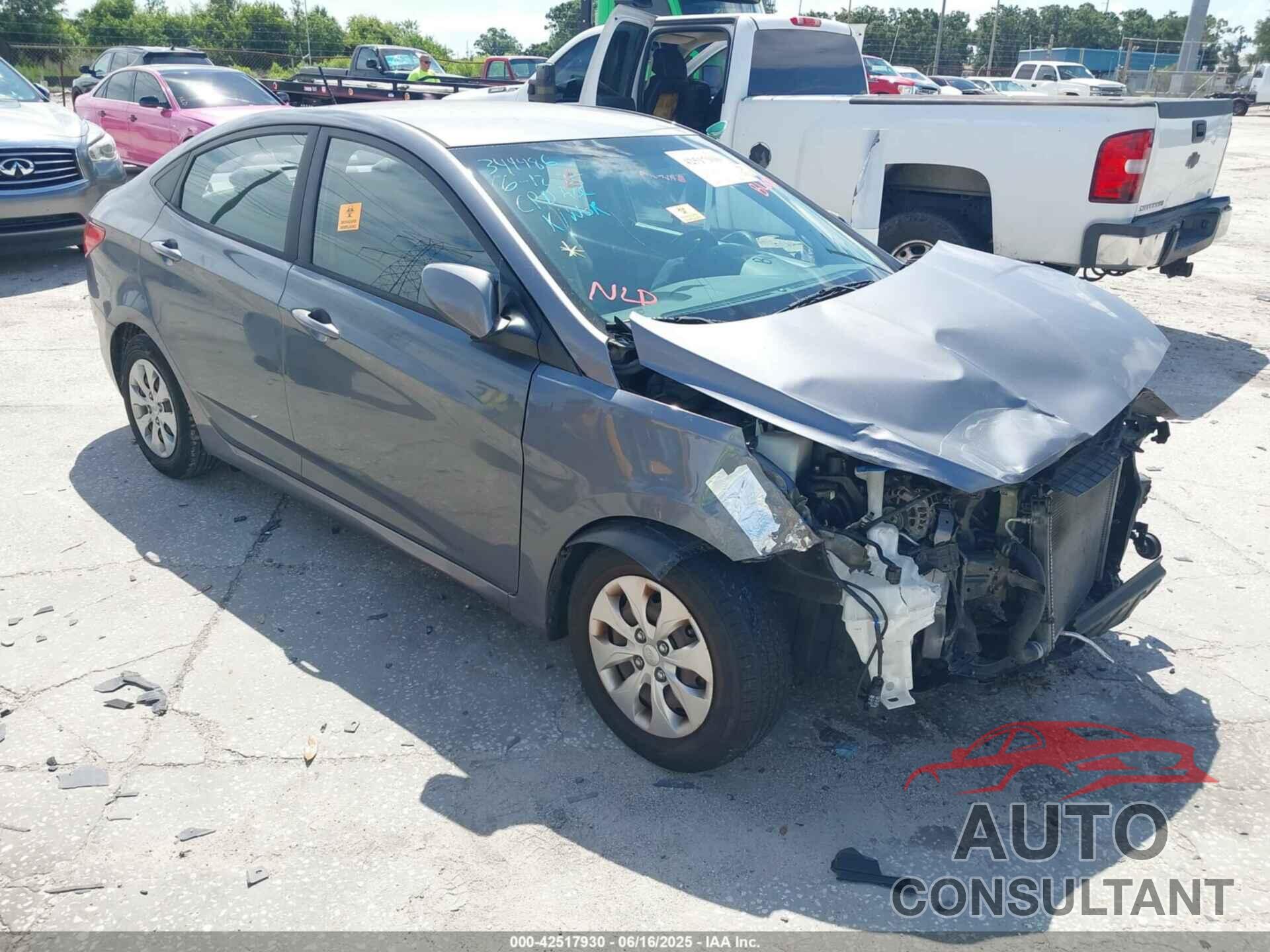 HYUNDAI ACCENT 2016 - KMHCT4AE3GU062190