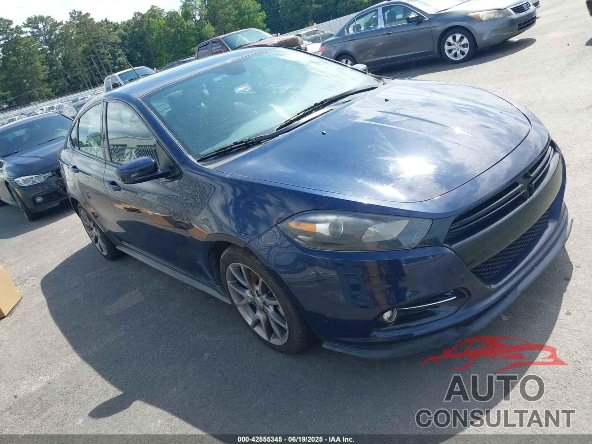 DODGE DART 2015 - 1C3CDFBB4FD118898