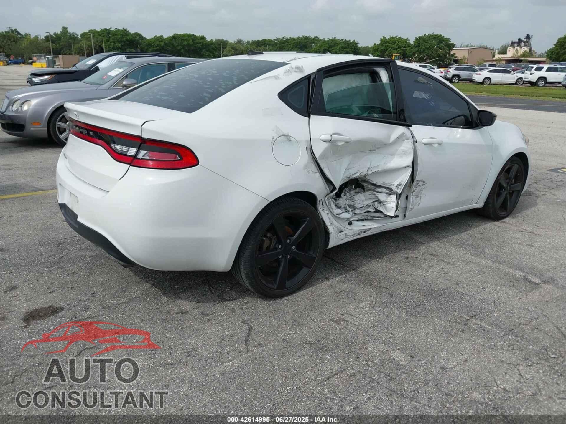 DODGE DART 2015 - 1C3CDFBB3FD146532