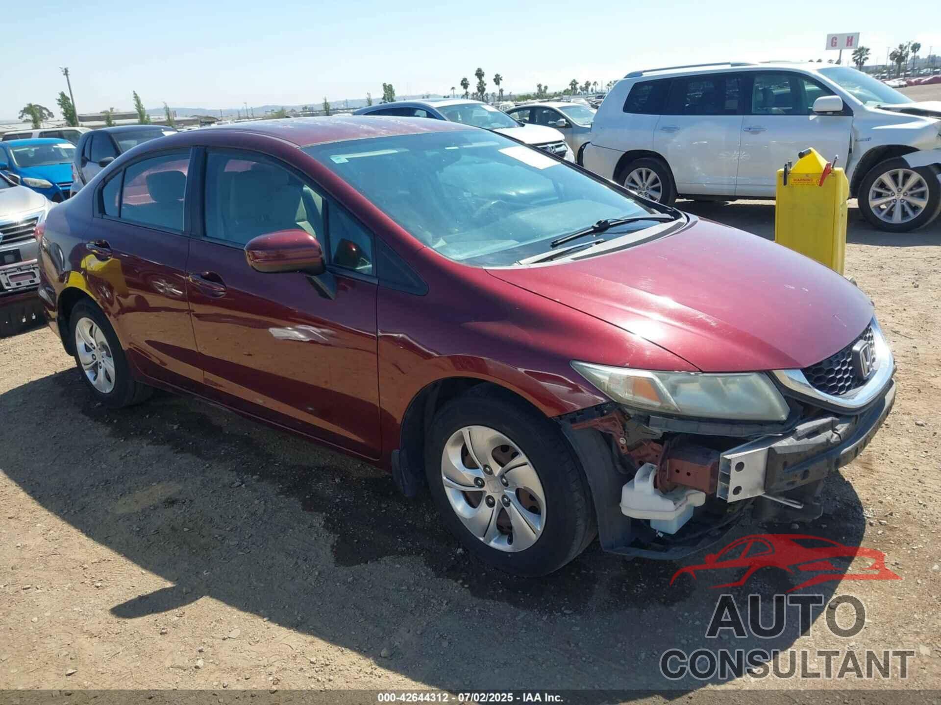 HONDA CIVIC 2015 - 2HGFB2F51FH539428